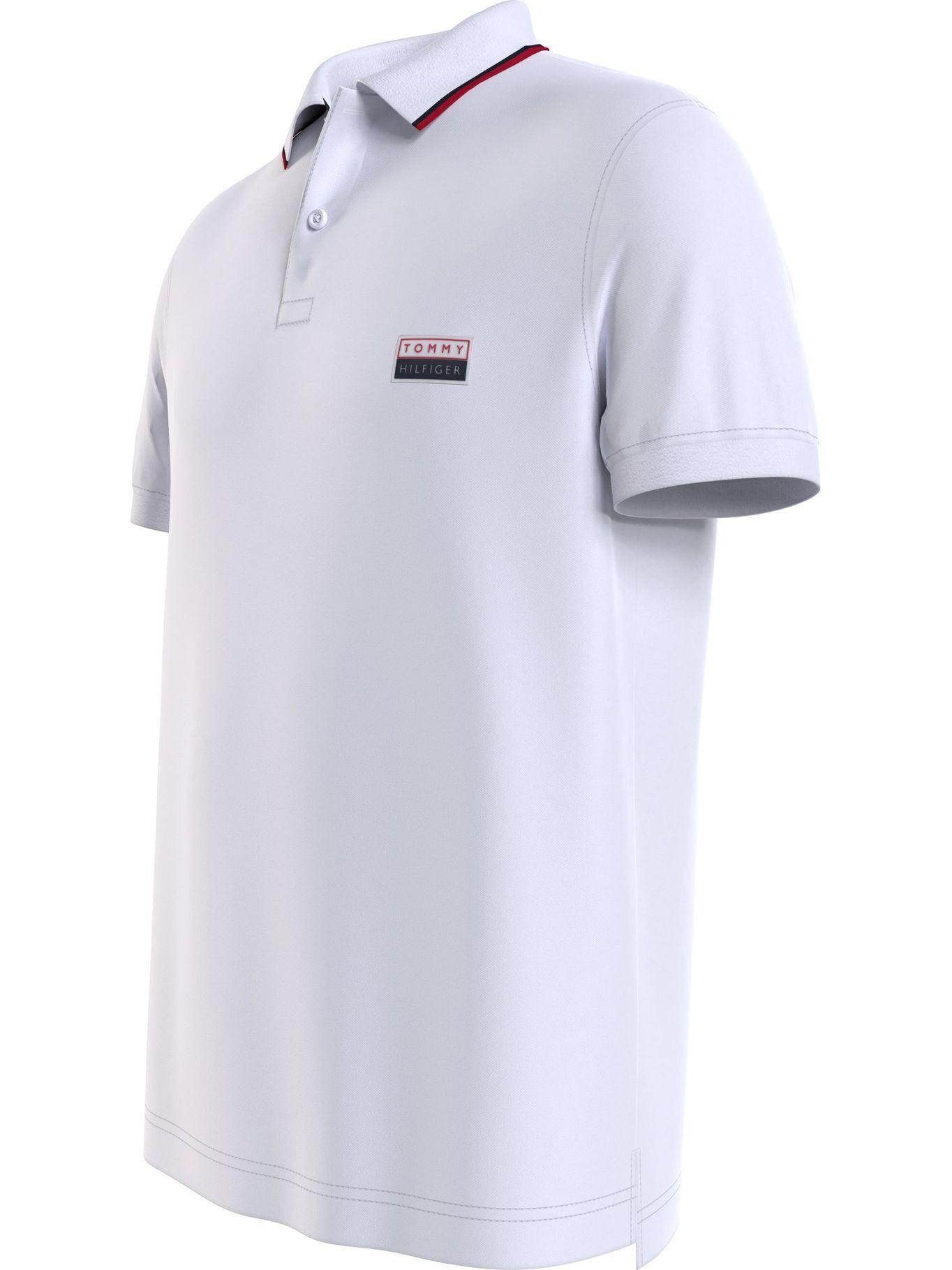 Polo Badge Tipped Regular Fit Blanco Tommy Hilfiger-3