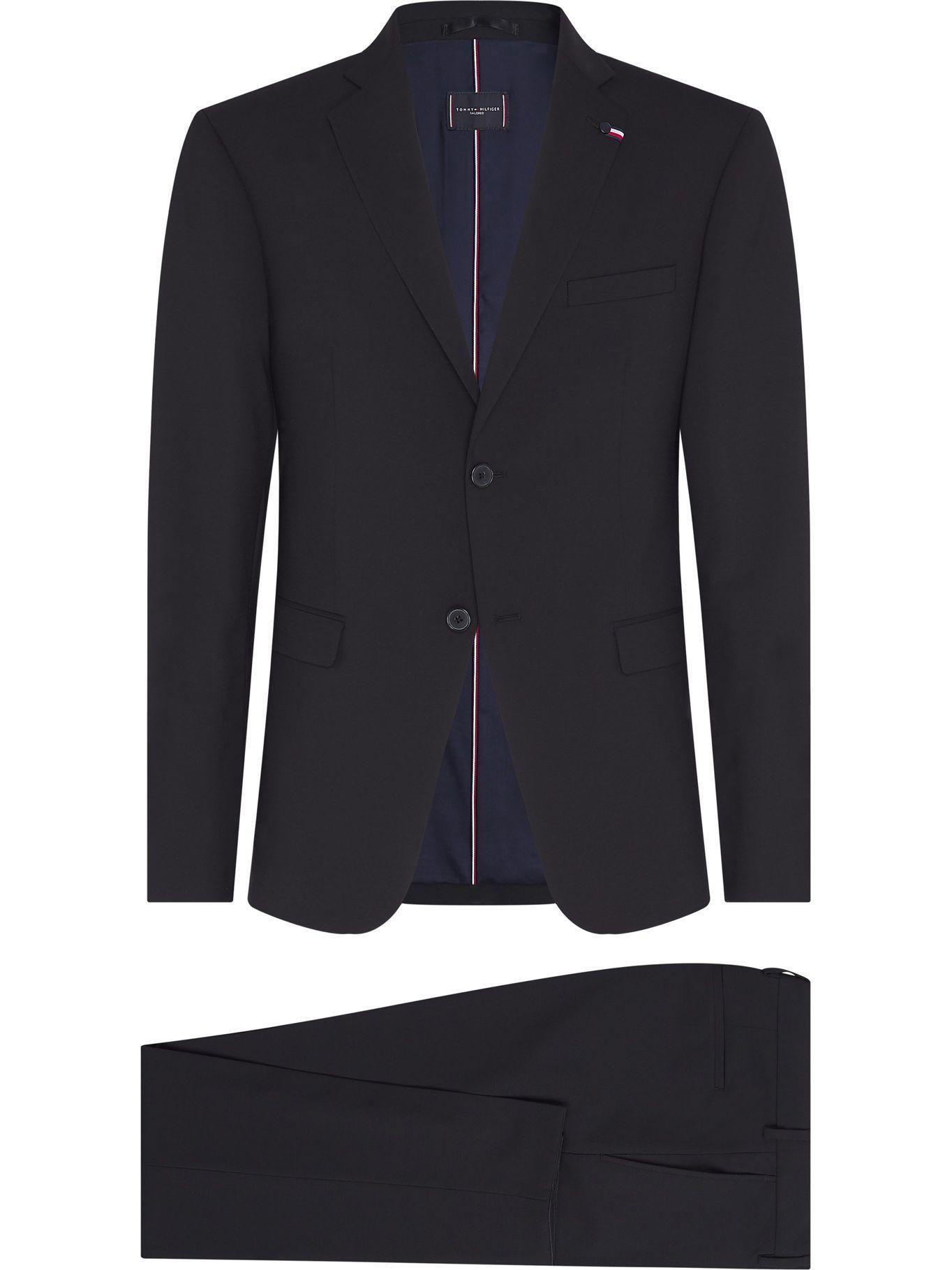 Traje De Dos Piezas Flex Slim Fit Negro Tommy Hilfiger-0