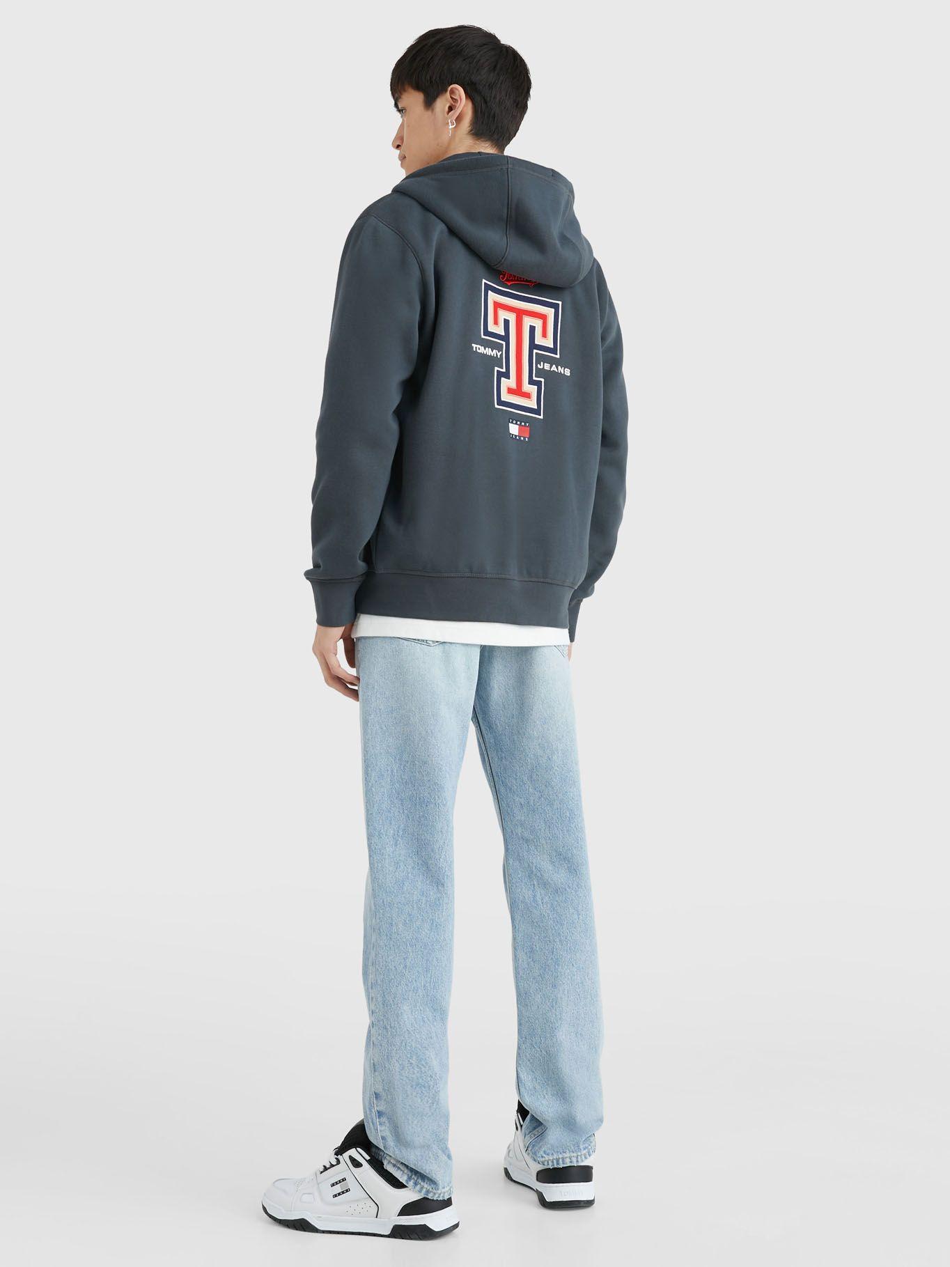 Polerón Hoodie Monogram Sport Azul Tommy Hilfiger-2