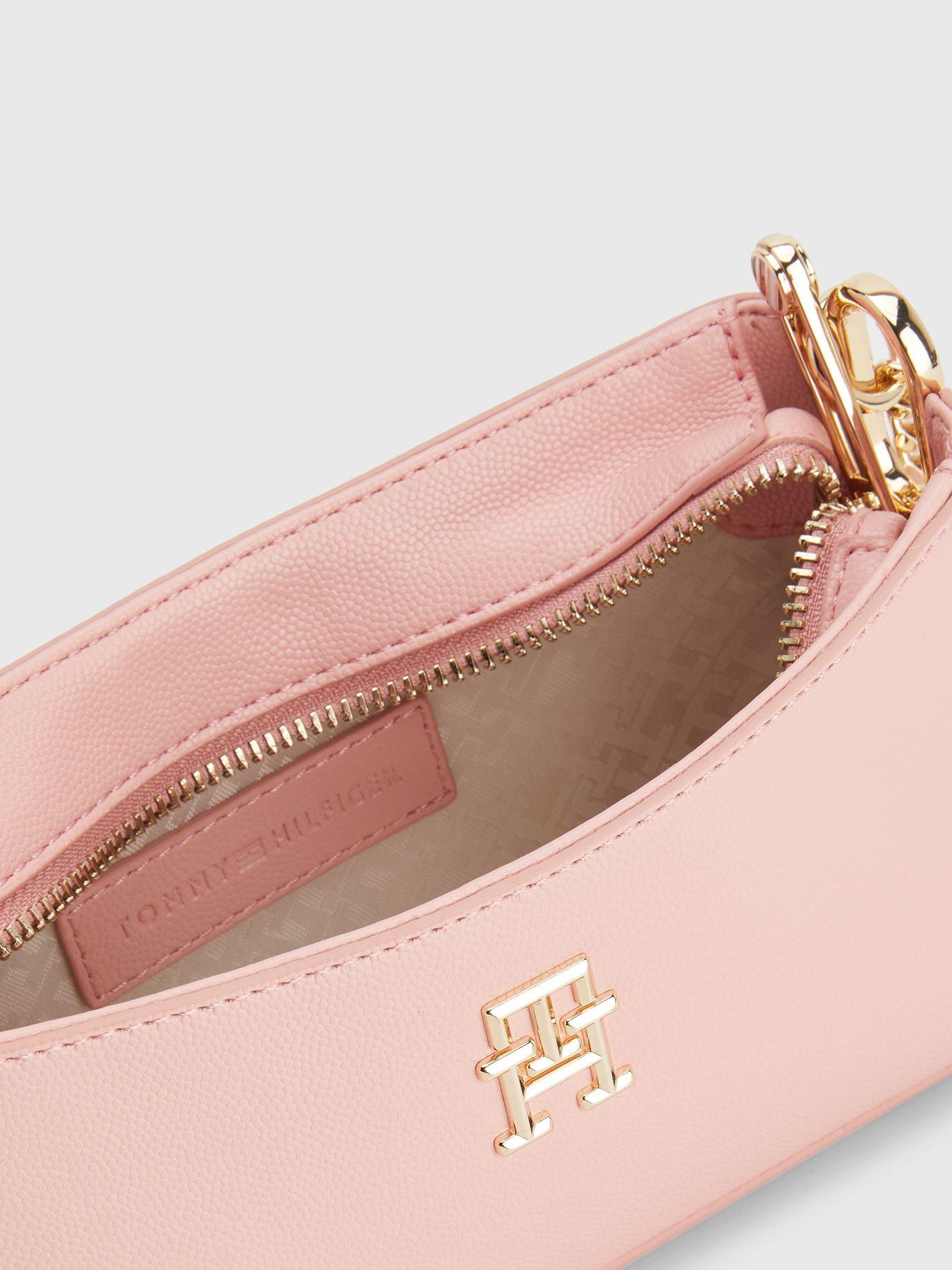 Bandolera Timeless Con Cadena Rosado Tommy Hilfiger-3