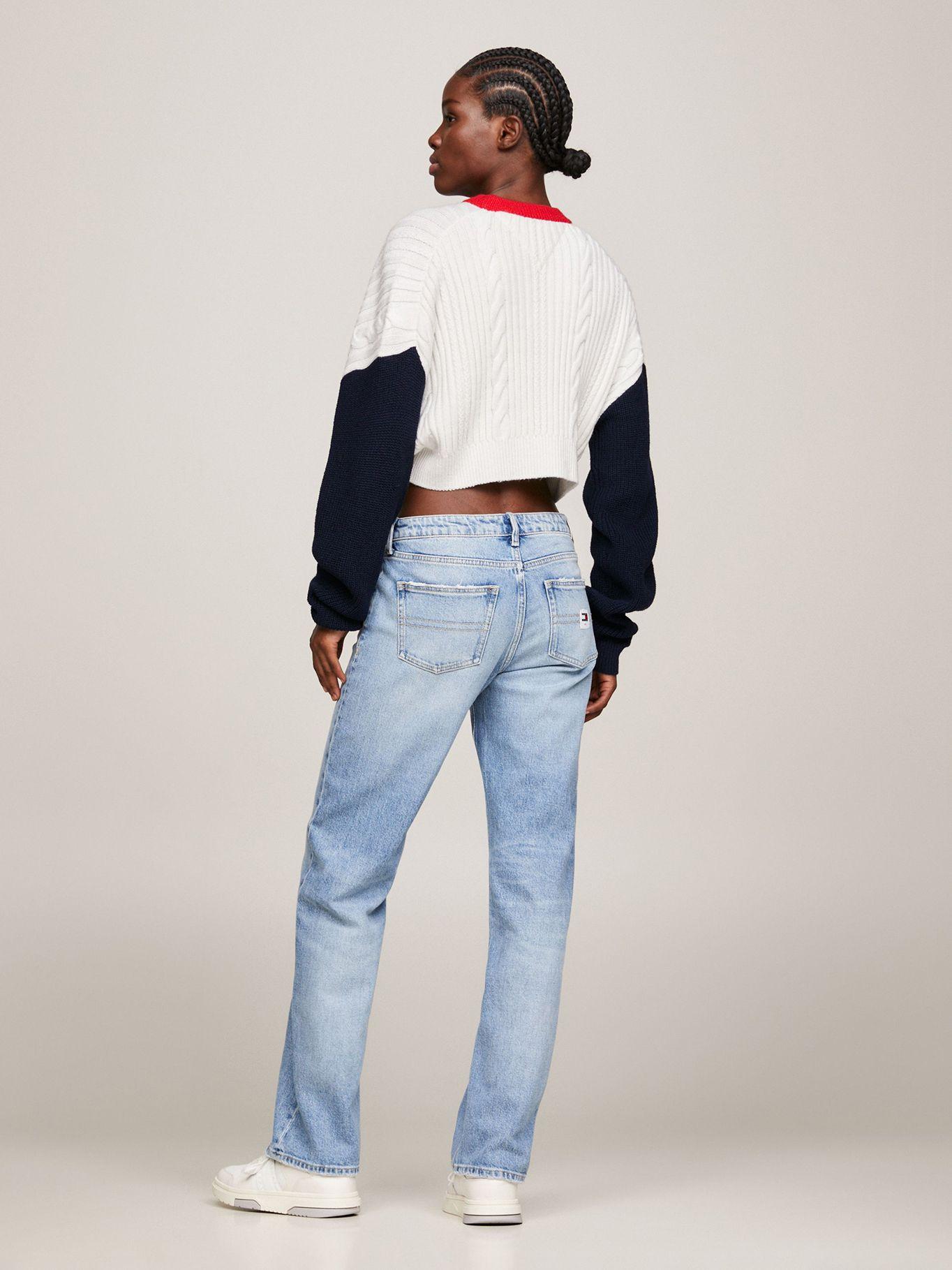 SWEATER TRENZADO COLOR BLOCK MULTICOLOR TOMMY JEANS-2