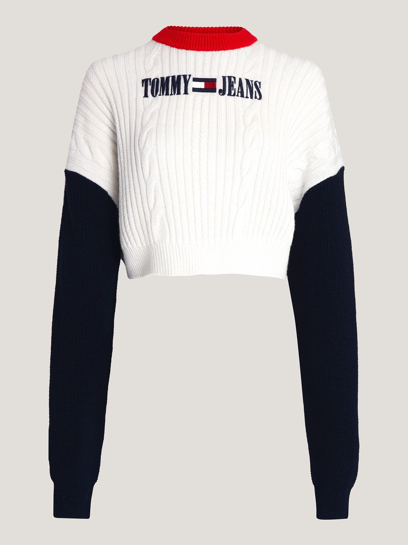 SWEATER TRENZADO COLOR BLOCK MULTICOLOR TOMMY JEANS-4
