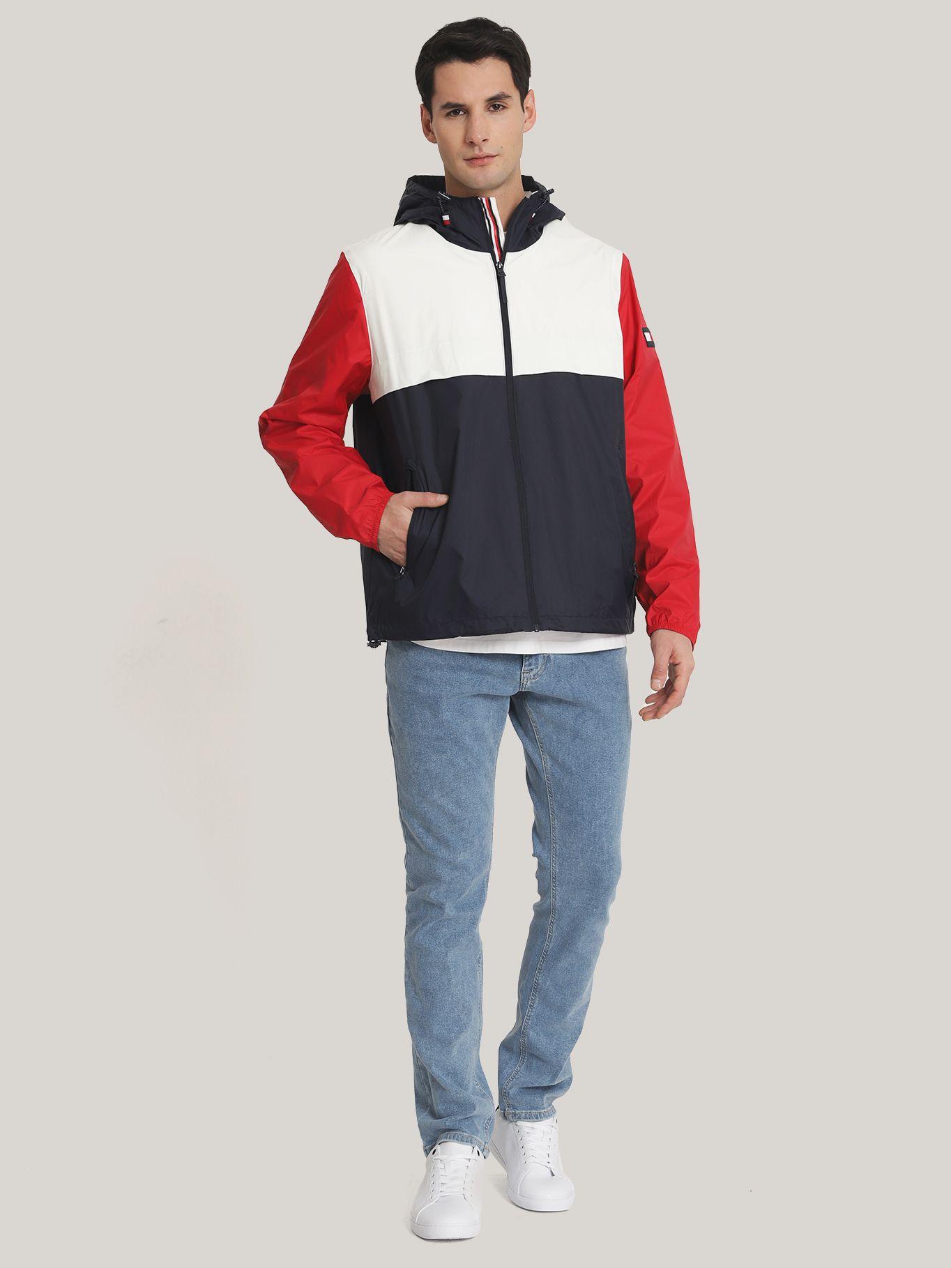 Cortaviento Active Con Gorro Multicolor Tommy Hilfiger-1