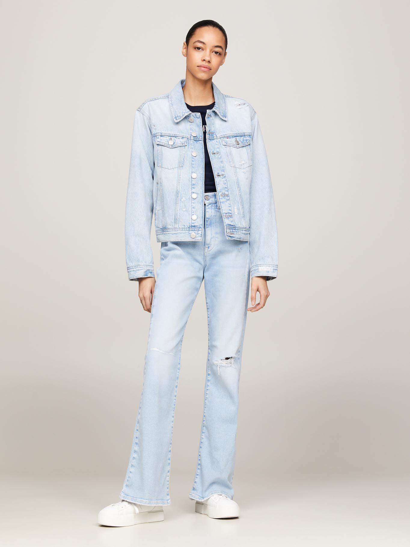 Chaqueta Trucker Denim De Corte Mom Azul Tommy Jeans-1