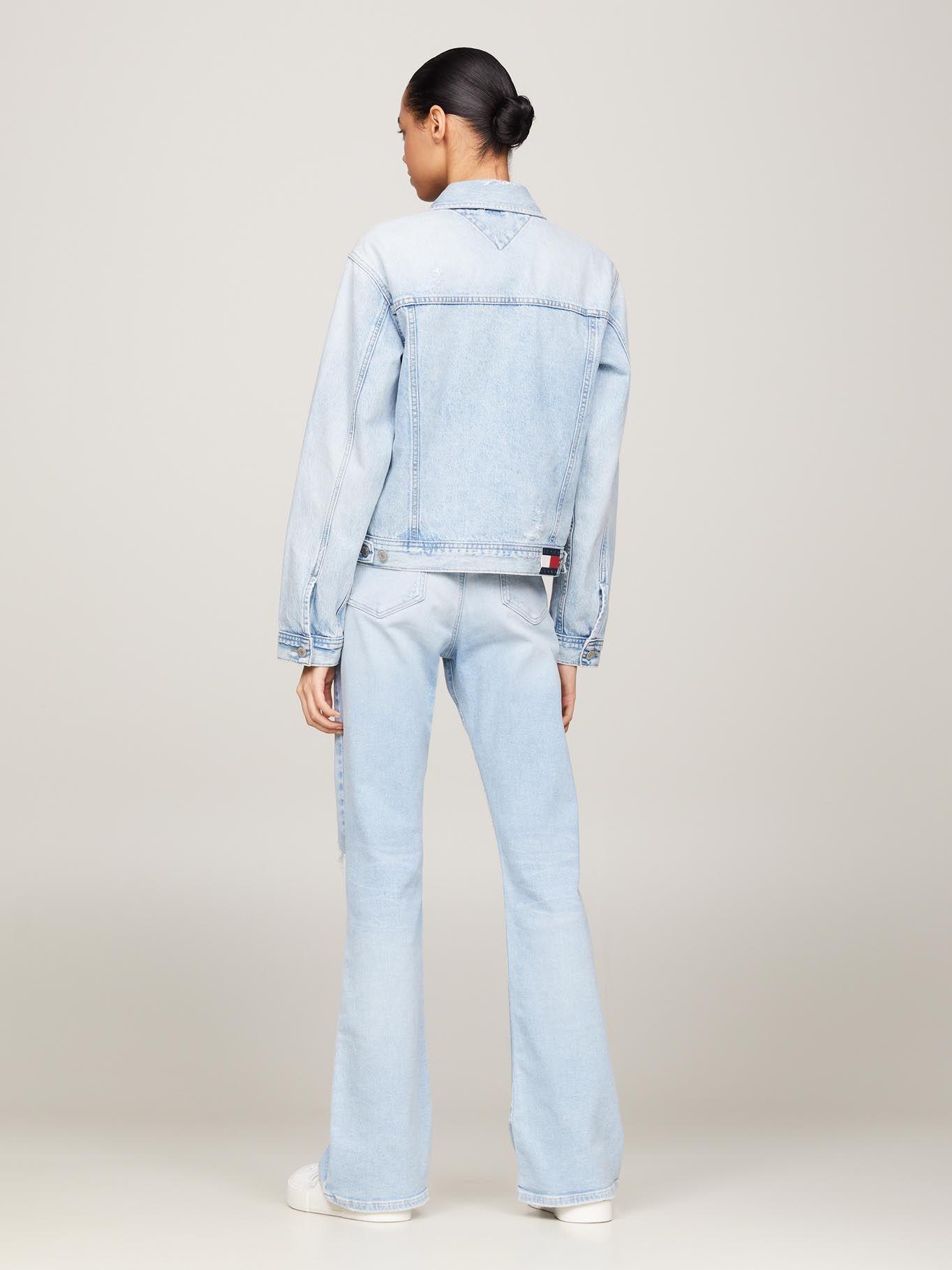 Chaqueta Trucker Denim De Corte Mom Azul Tommy Jeans-2