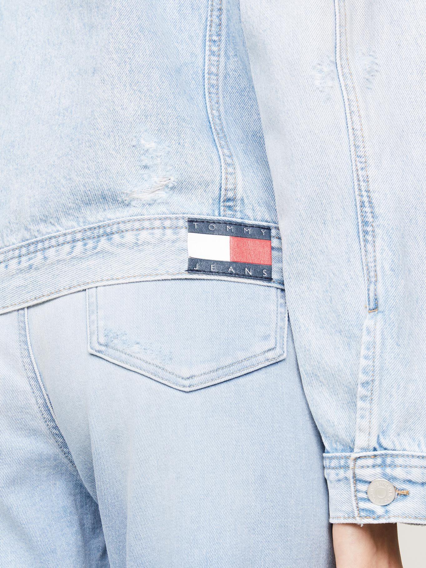 Chaqueta Trucker Denim De Corte Mom Azul Tommy Jeans-3