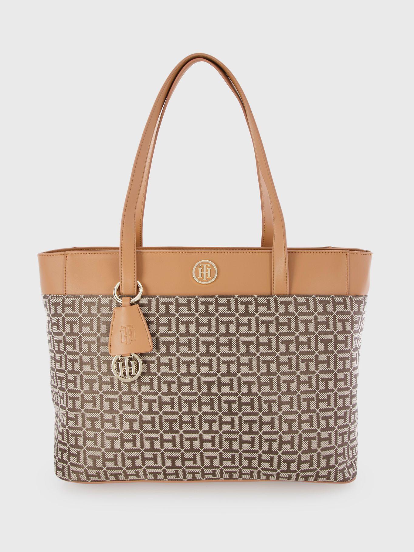 Tote Im Jacquard Café Tommy Hilfiger M2-0