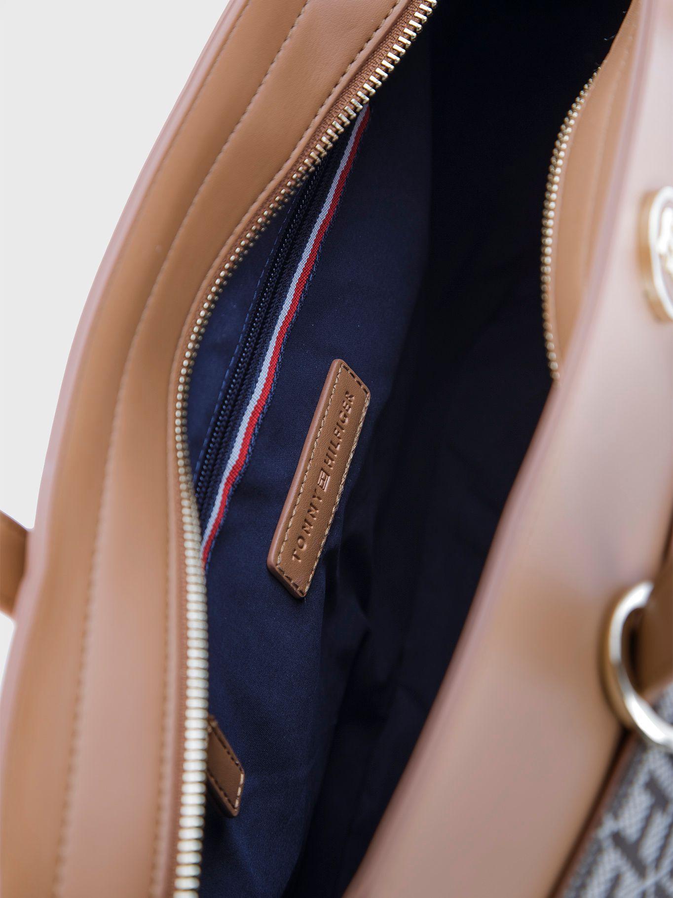 Tote Im Jacquard Café Tommy Hilfiger M2-3