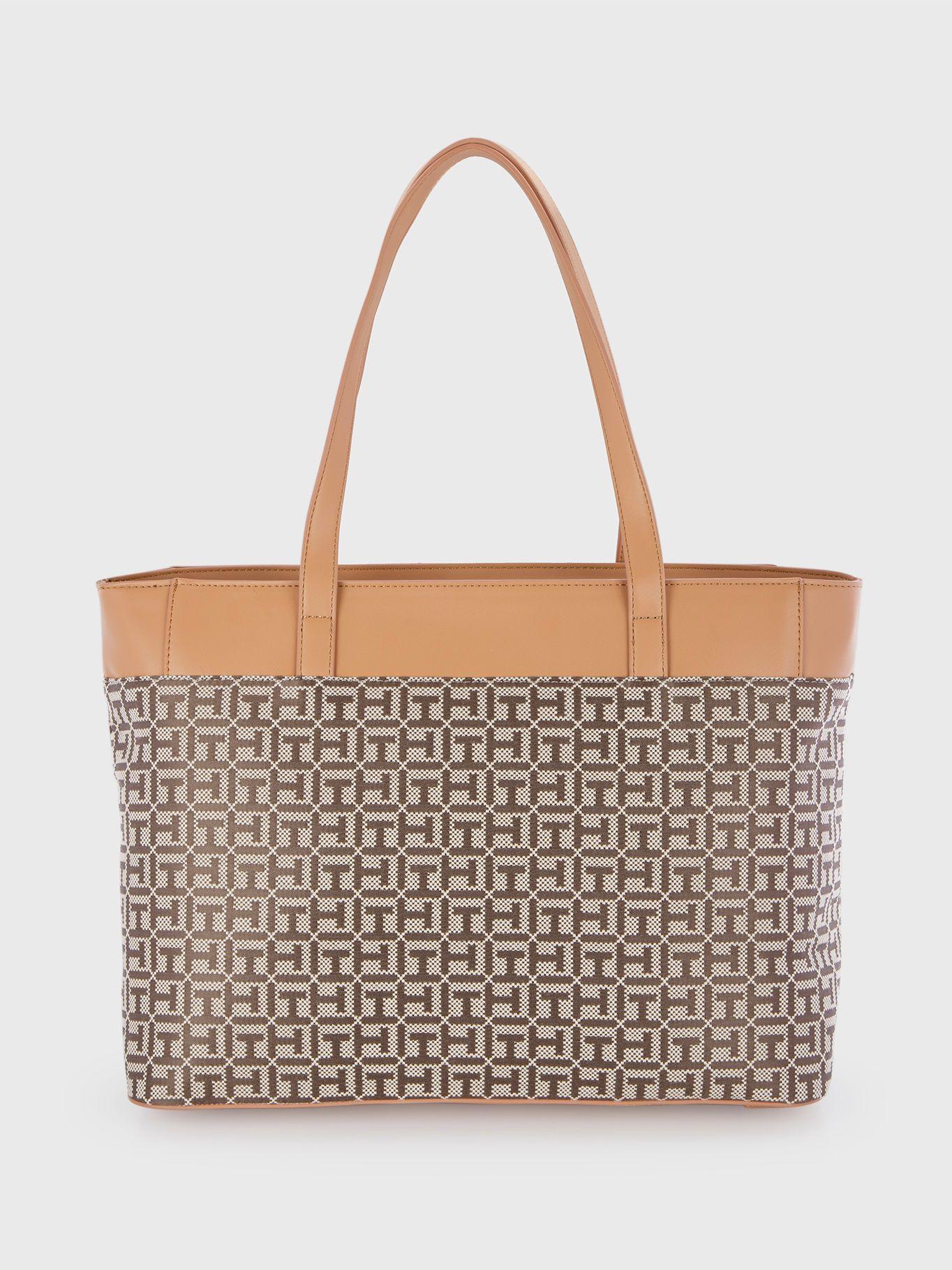 Tote Im Jacquard Café Tommy Hilfiger M2-1