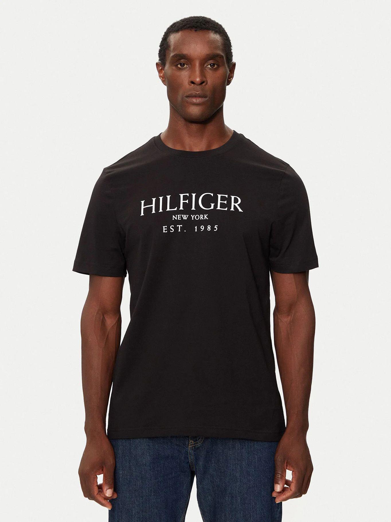 Polera Con Logo Monotype Negro Tommy Hilfiger-0