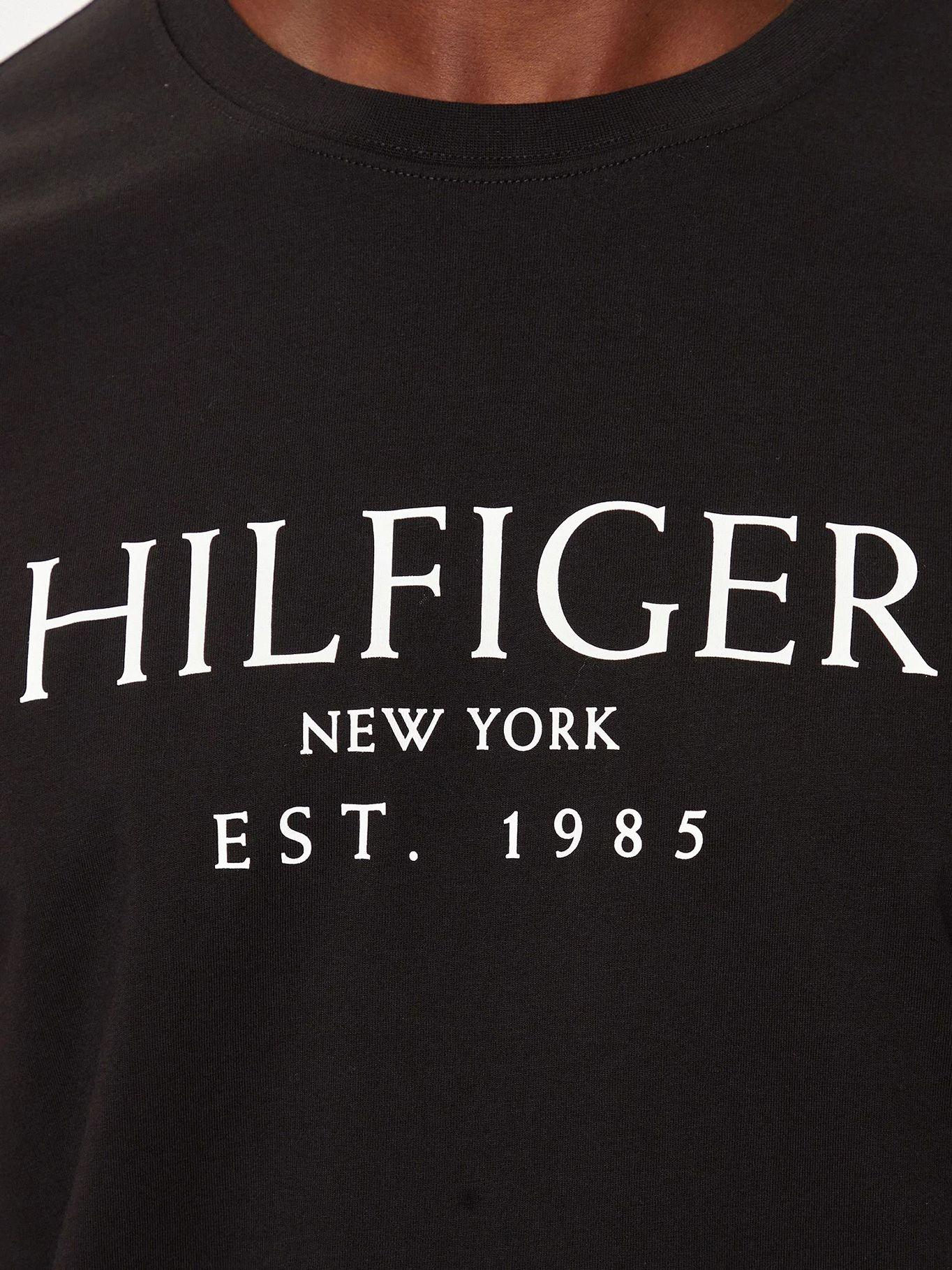 Polera Con Logo Monotype Negro Tommy Hilfiger-3