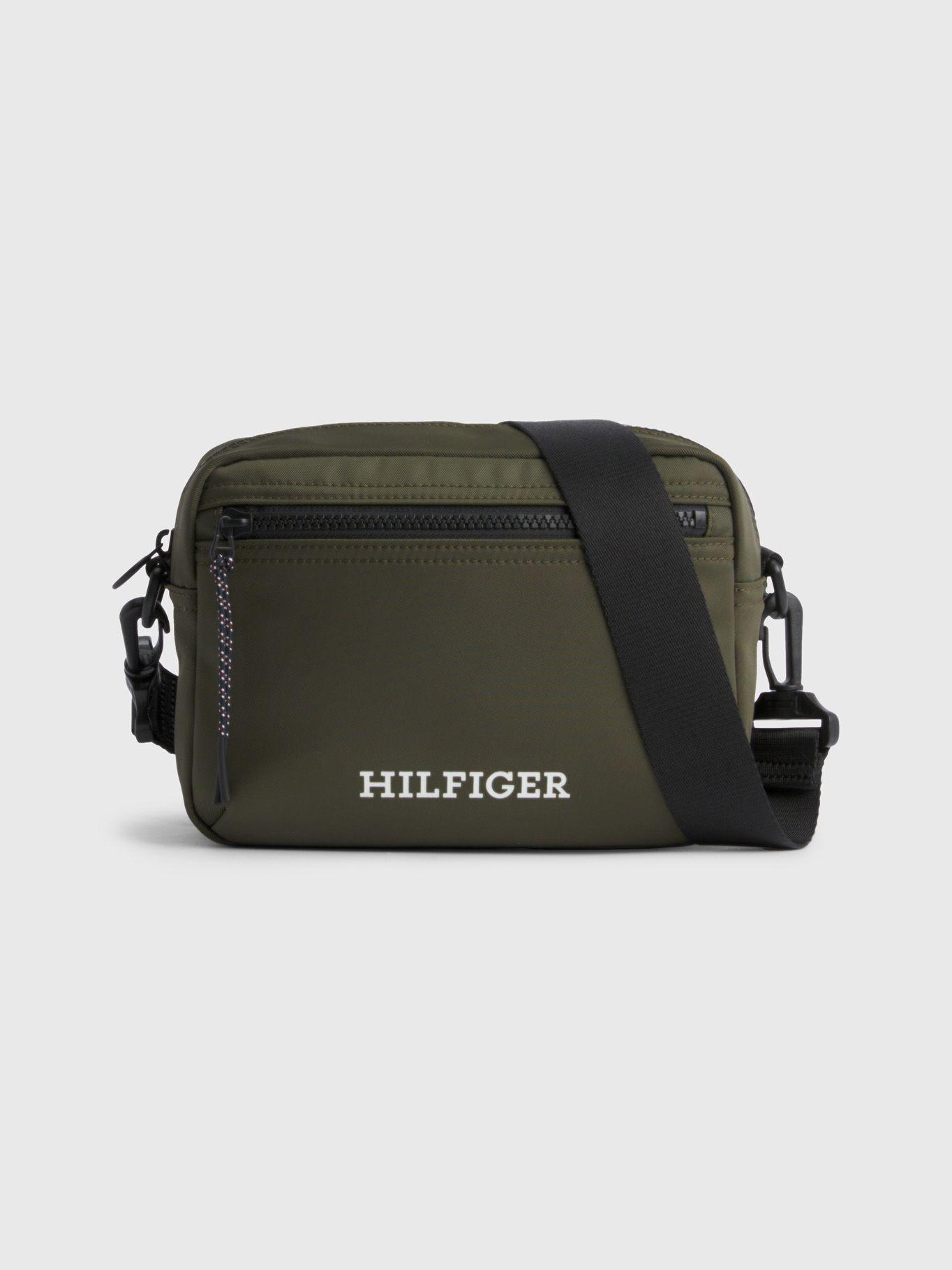 Bolso Reporter Con Logo Monotipo Verde Tommy Hilfiger-0