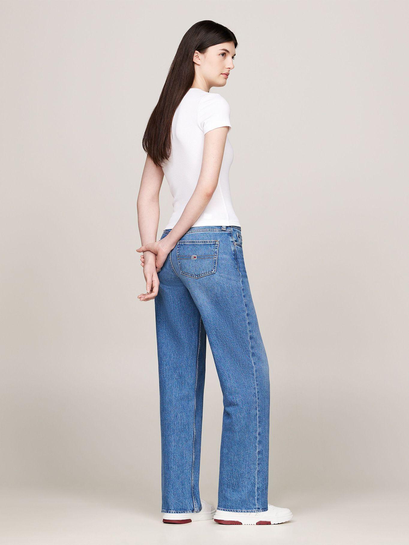 Polera Slim Fit Con Parche Blanco YBR Tommy Jeans-2