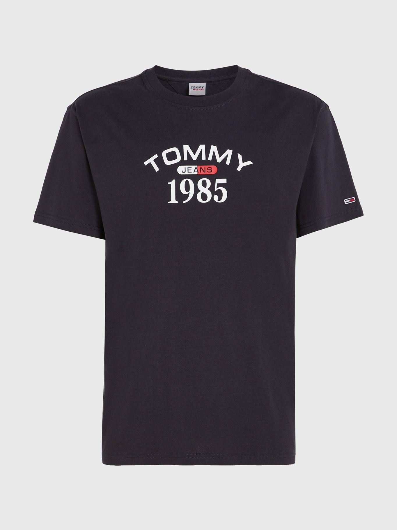 Polera Classic 1985 Curved Azul Tommy Jeans-4