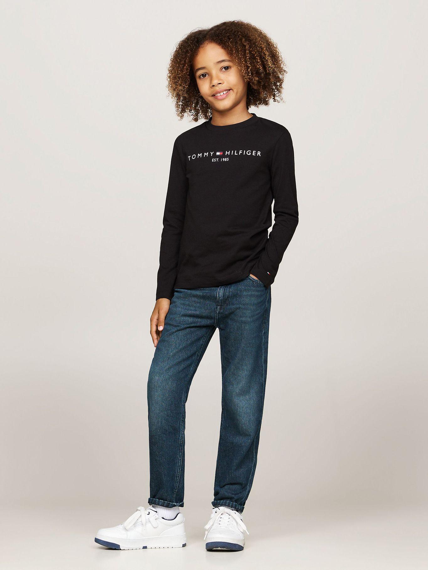 Polera Established Niño Essential Negro Tommy Hilfiger-1