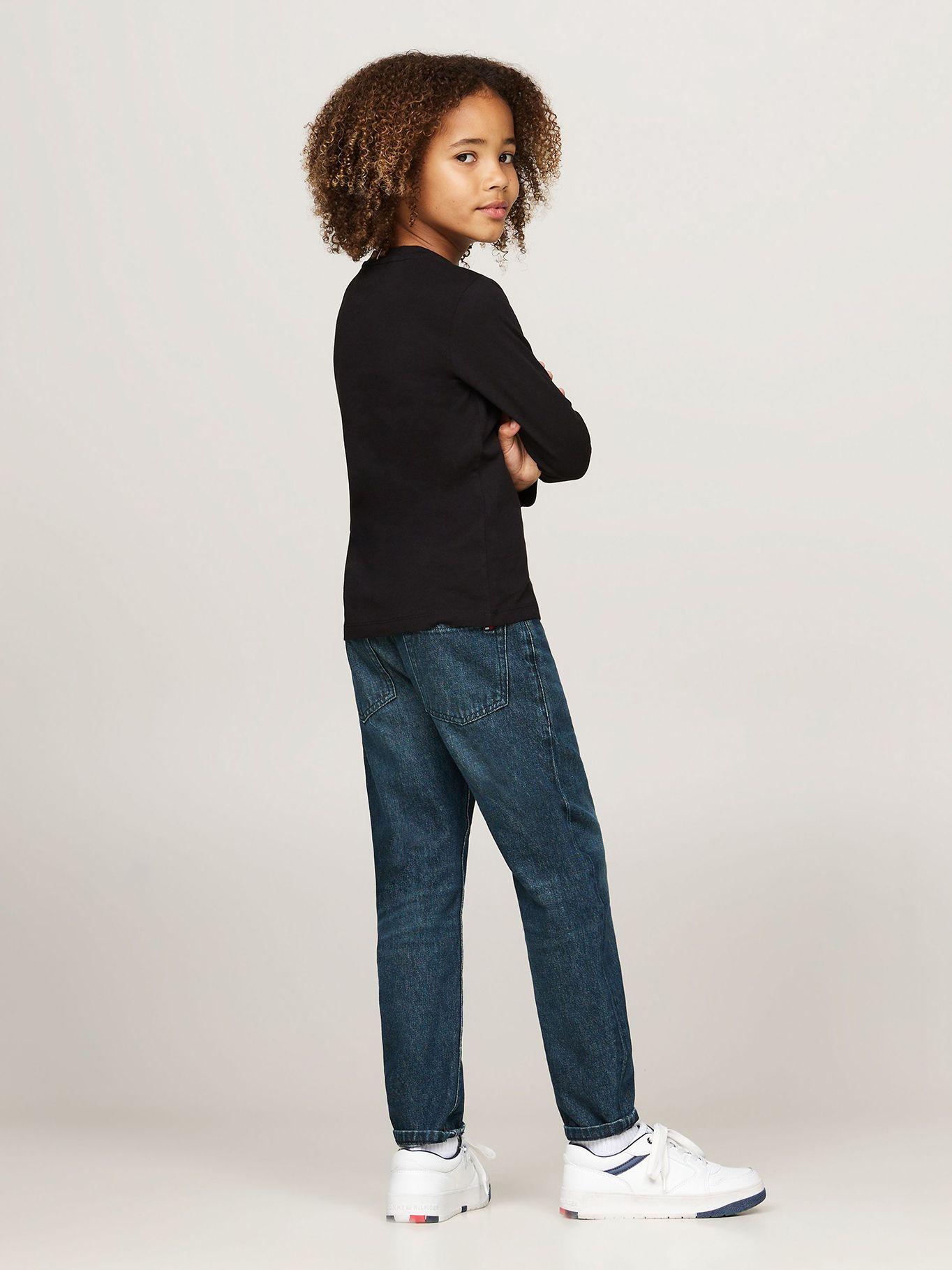 Polera Established Niño Essential Negro Tommy Hilfiger-2