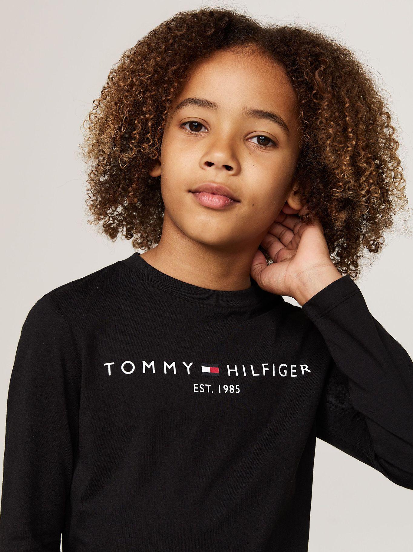 Polera Established Niño Essential Negro Tommy Hilfiger-3