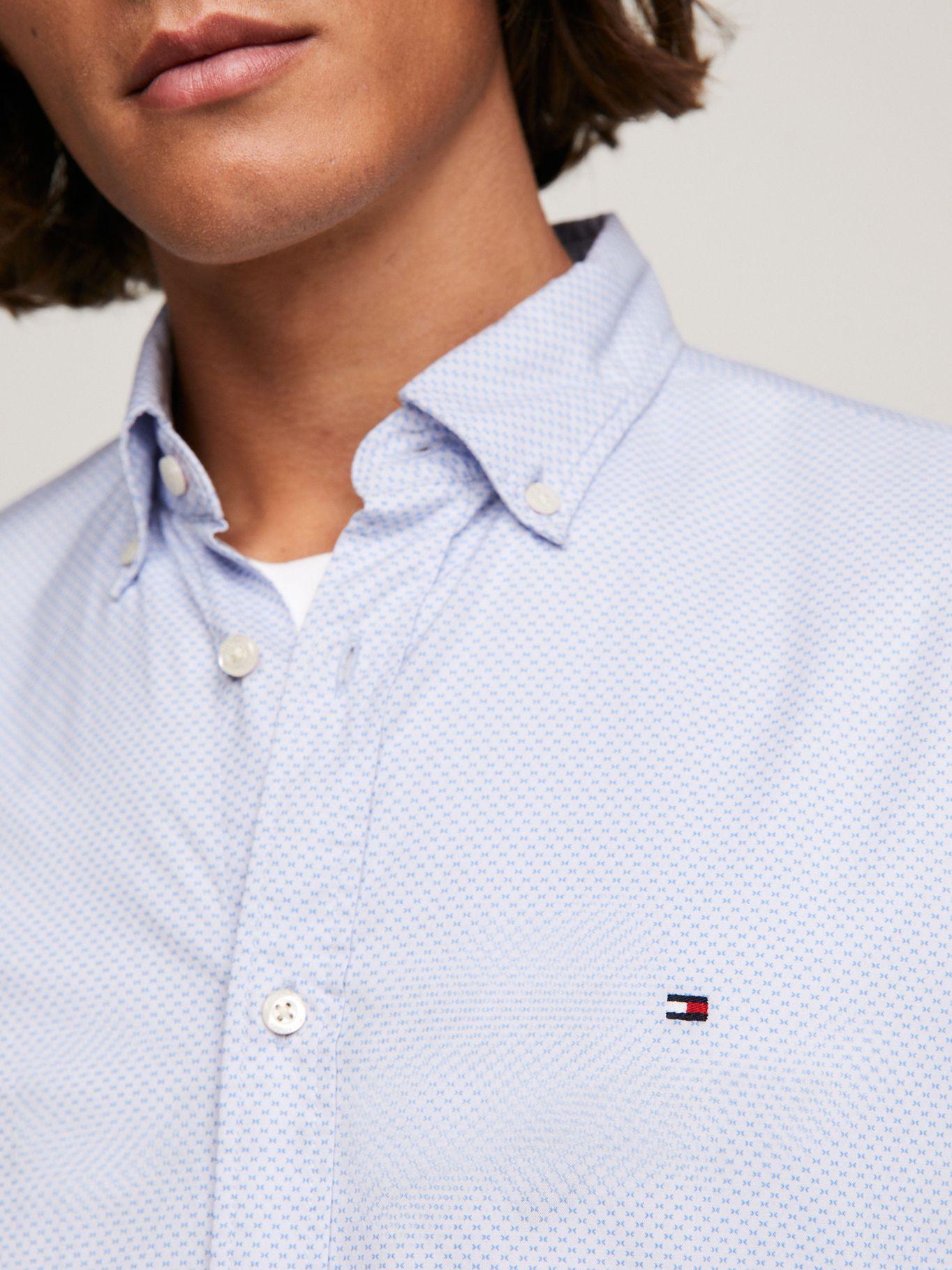 CAMISA FLEX SLIM FIT CELESTE TOMMY HILFIGER-3