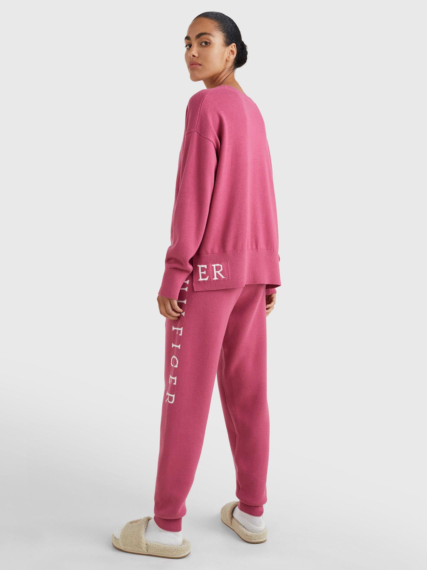 Sweater Graphic Logo Rosado Tommy Hilfiger-2