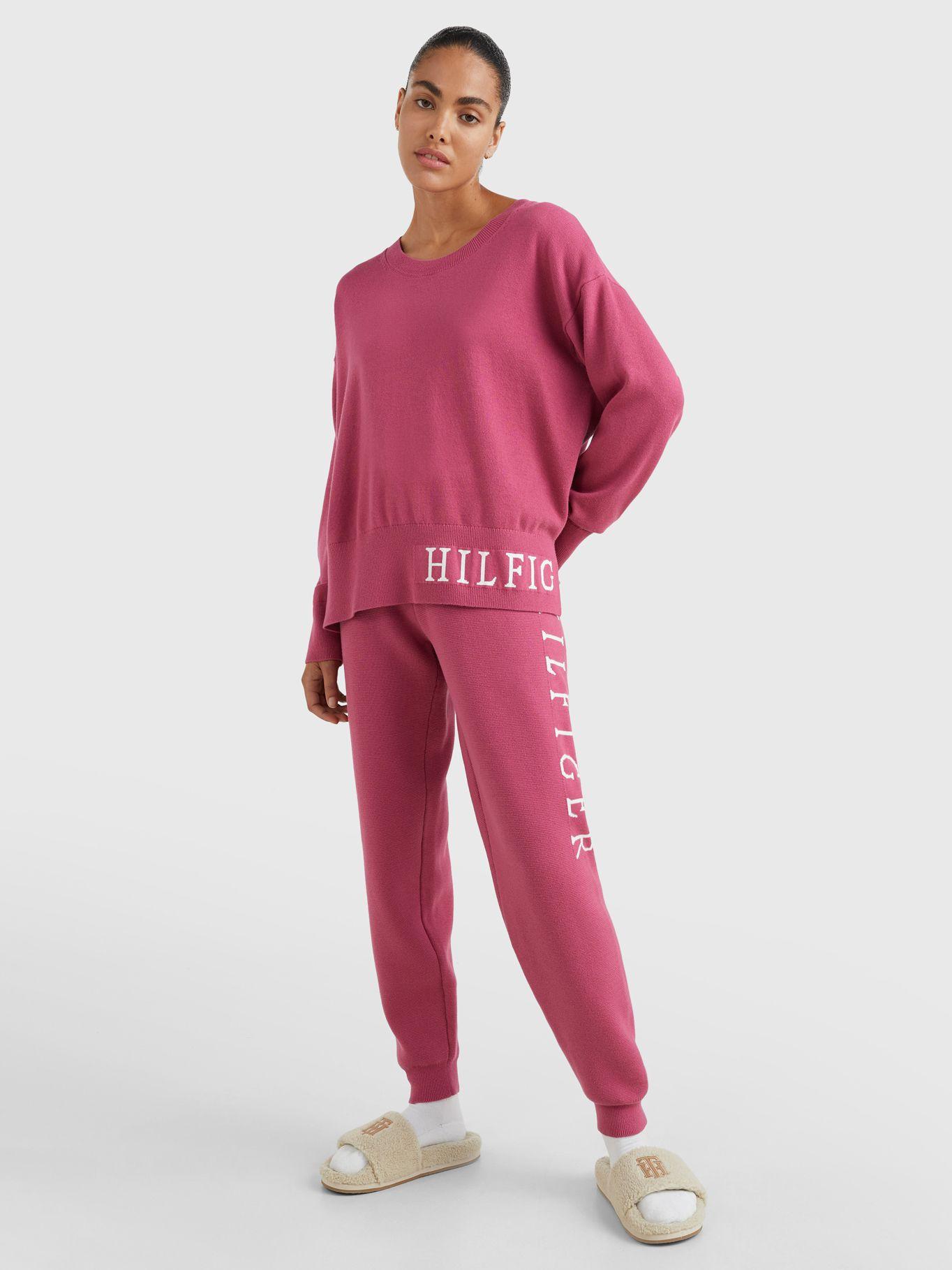 Sweater Graphic Logo Rosado Tommy Hilfiger-1