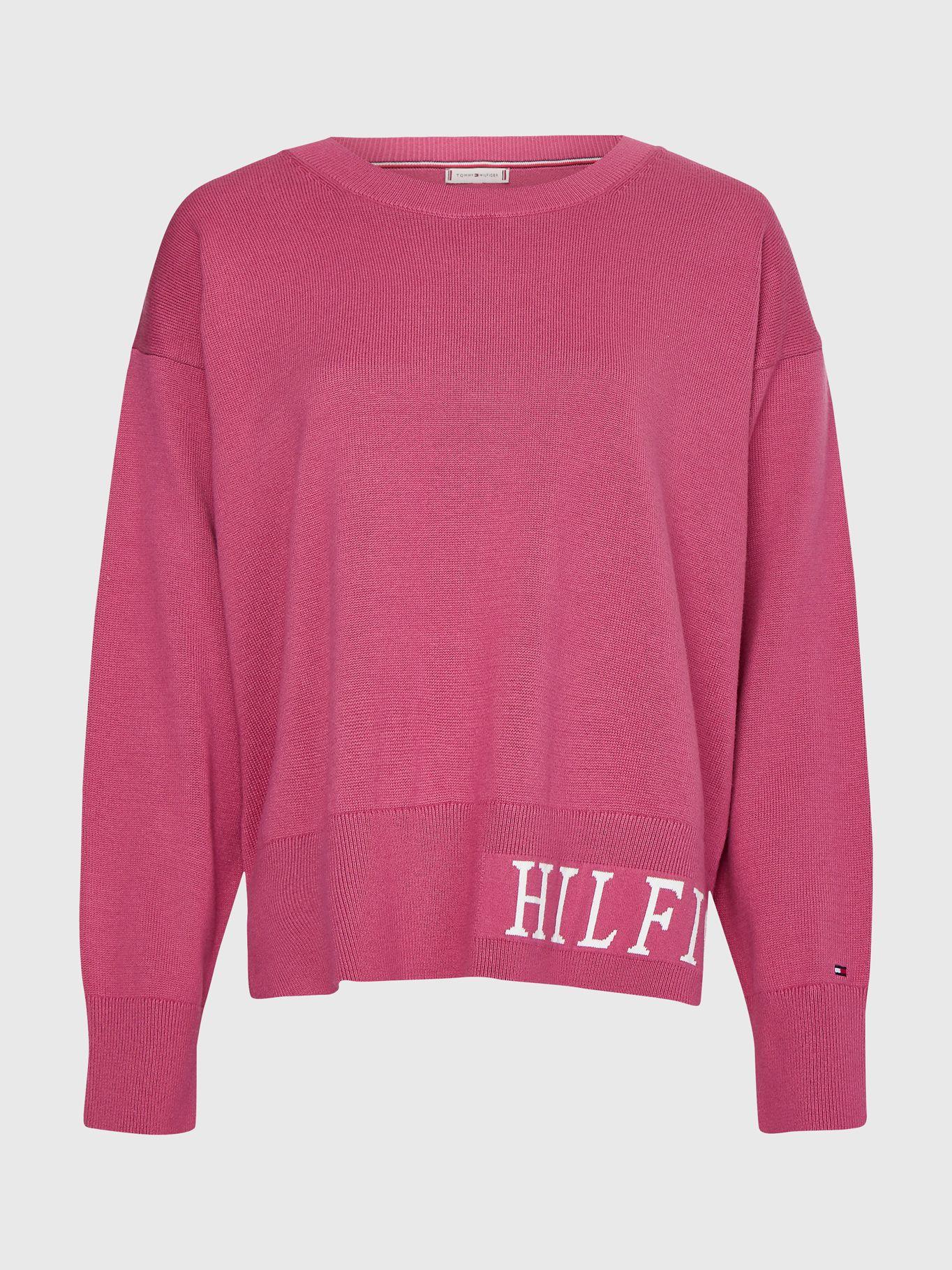 Sweater Graphic Logo Rosado Tommy Hilfiger-5