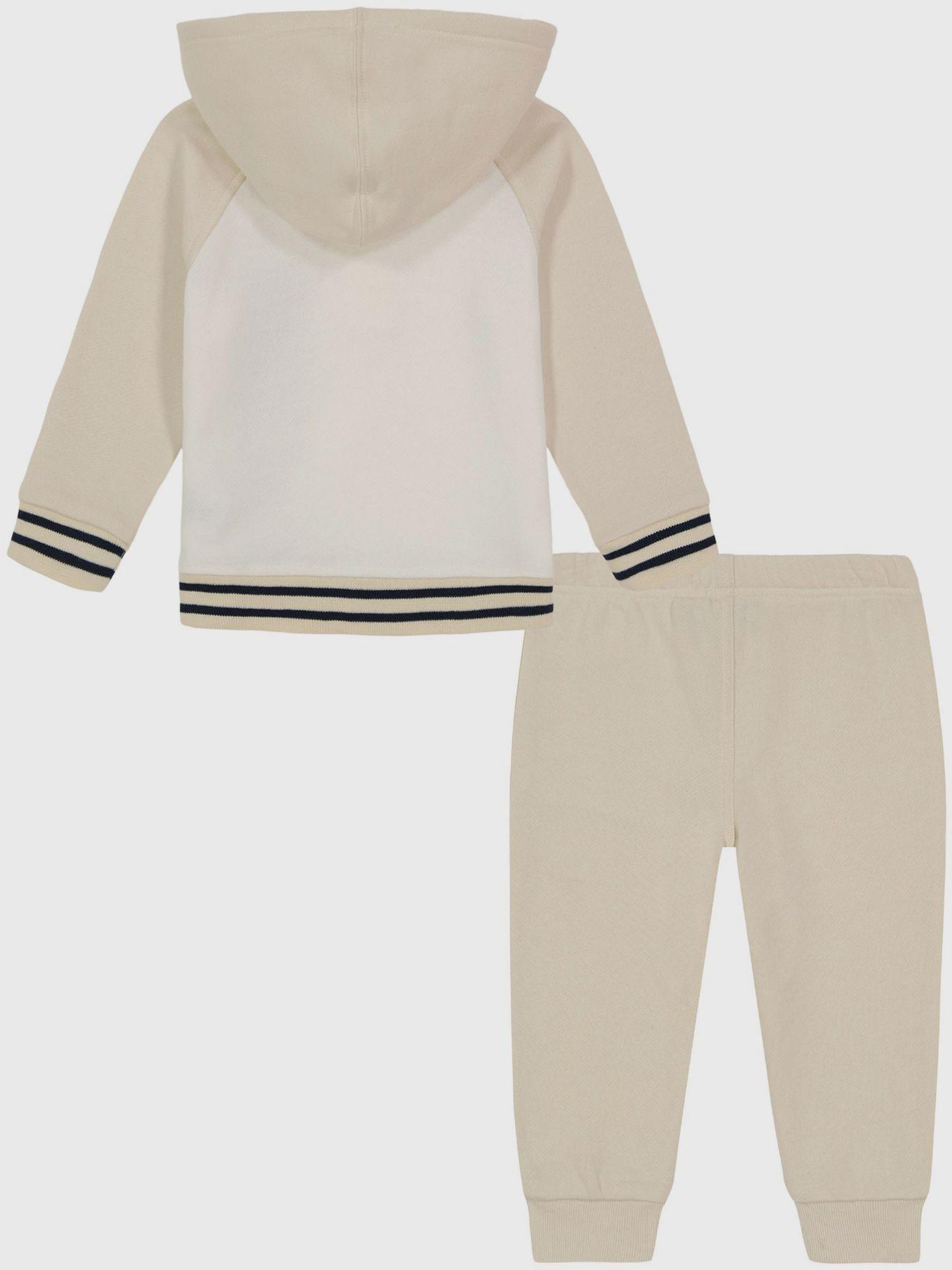 Set De Polerón Y Joggers A Juego Beige Tommy Hilfiger-1