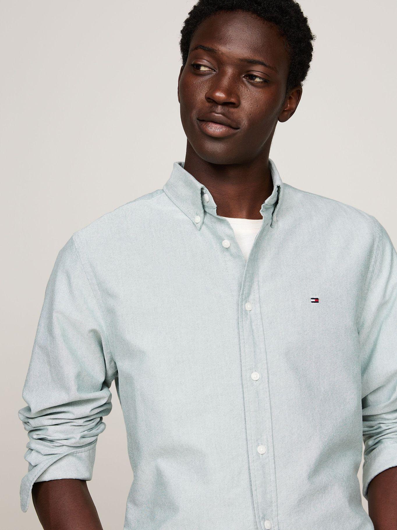 Camisa Oxford Heritage Regular Fit Verde Tommy Hilfiger-3
