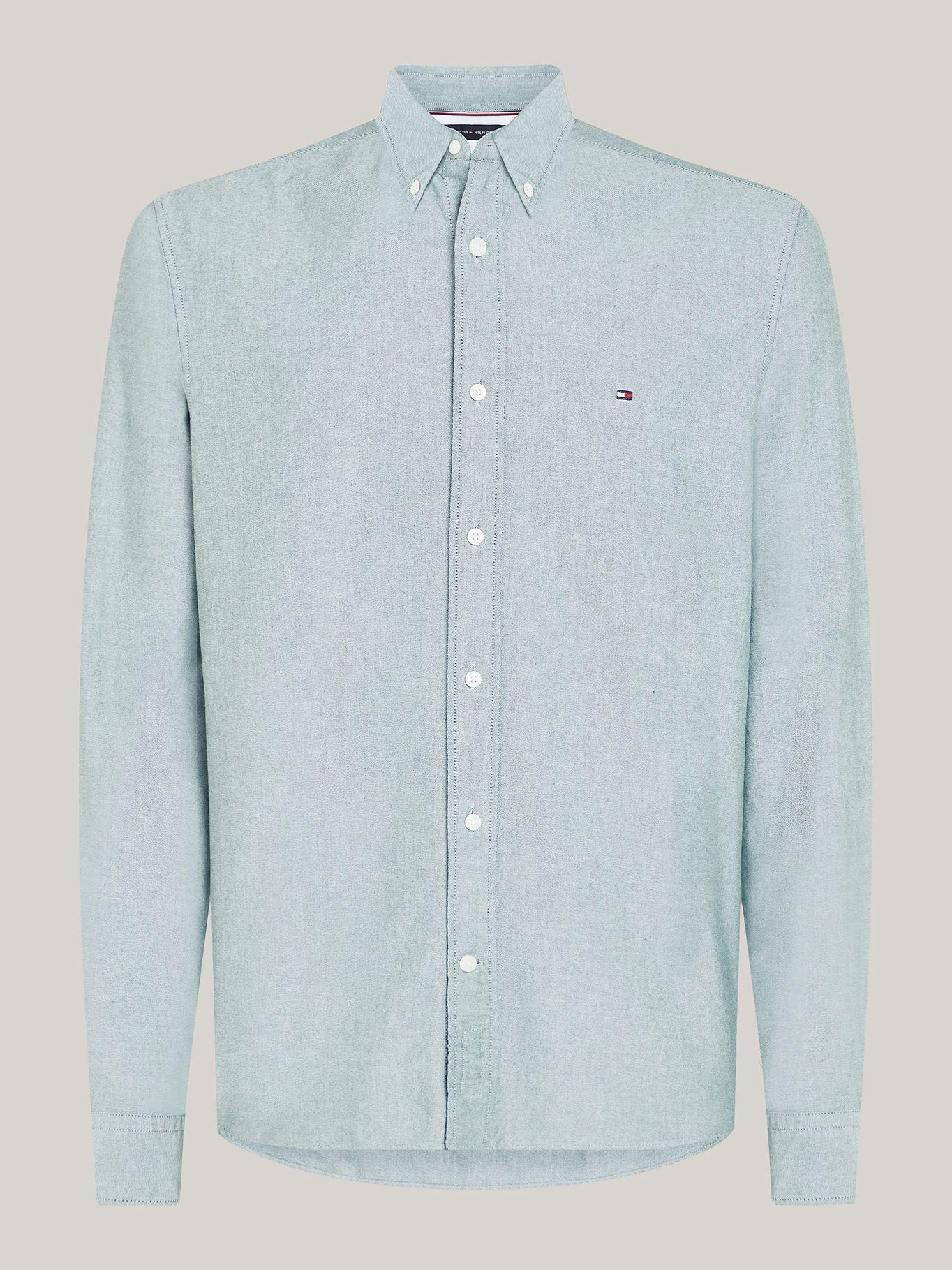 Camisa Oxford Heritage Regular Fit Verde Tommy Hilfiger-4