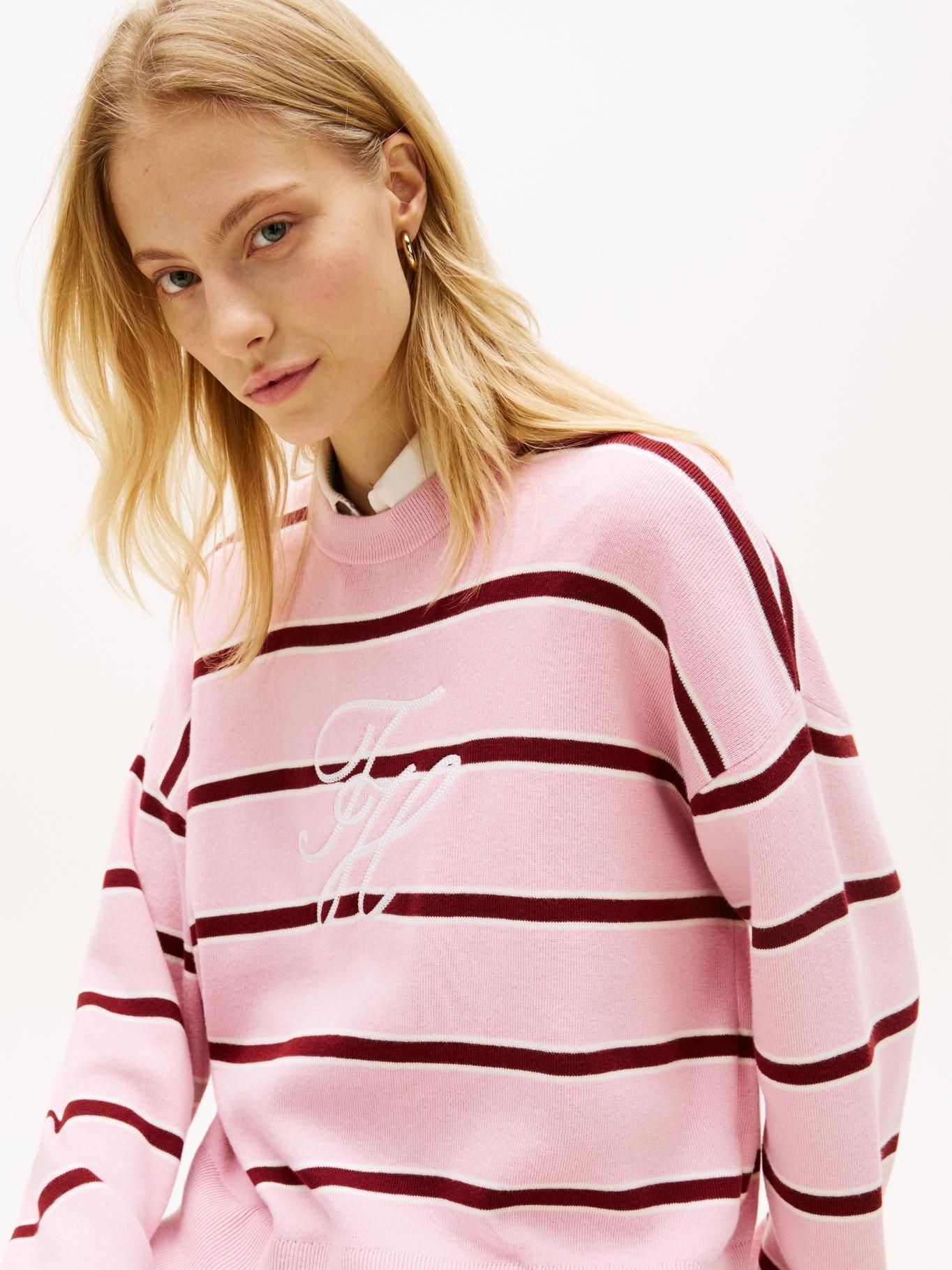 Sweater De Punto Con Logo Bordado-3