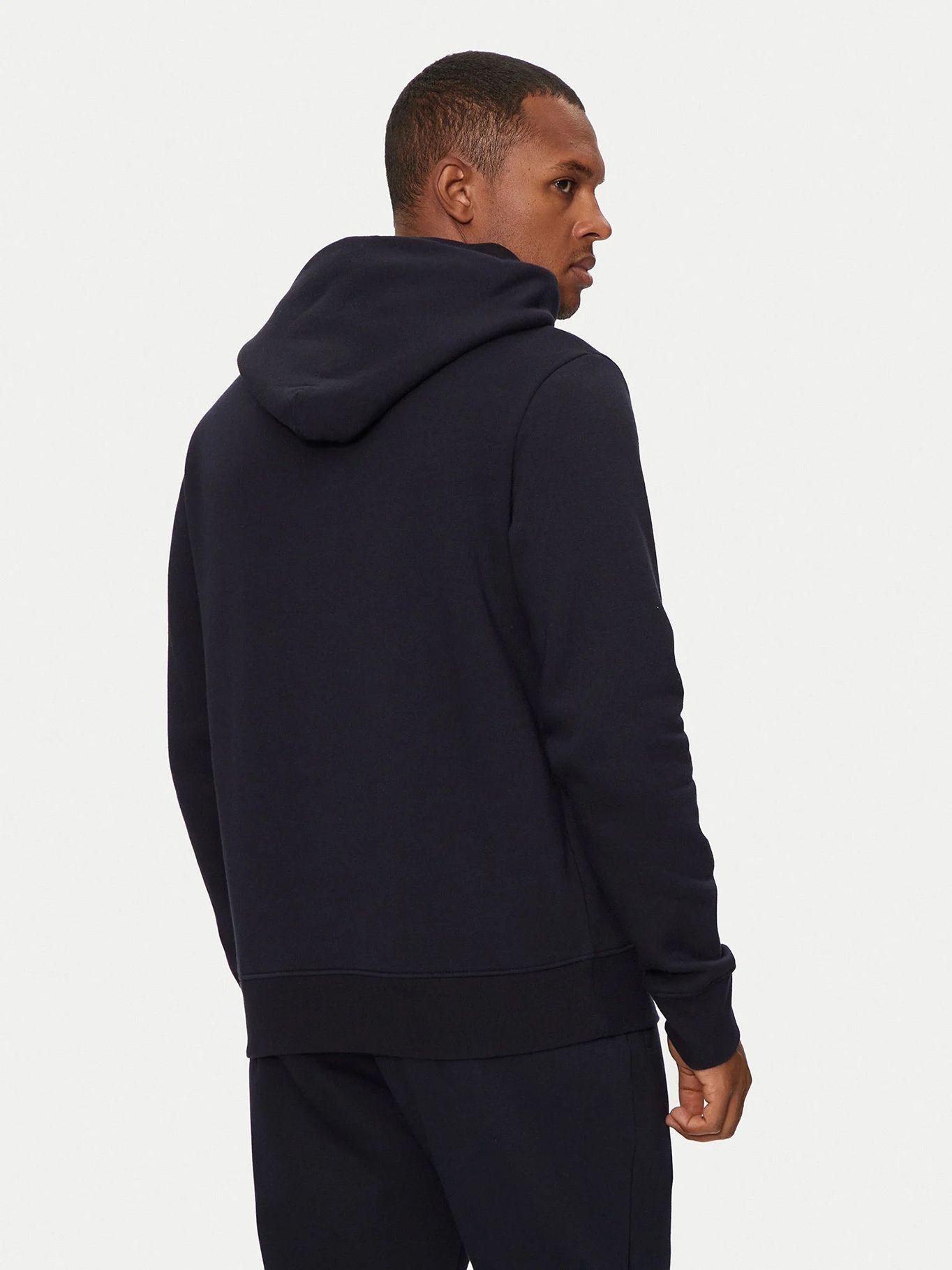Polerón Hoodie Con Logo Stripe Azul Tommy Hilfiger-2