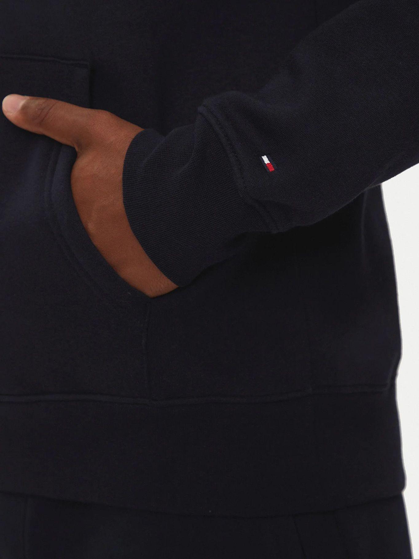 Polerón Hoodie Con Logo Stripe Azul Tommy Hilfiger-4