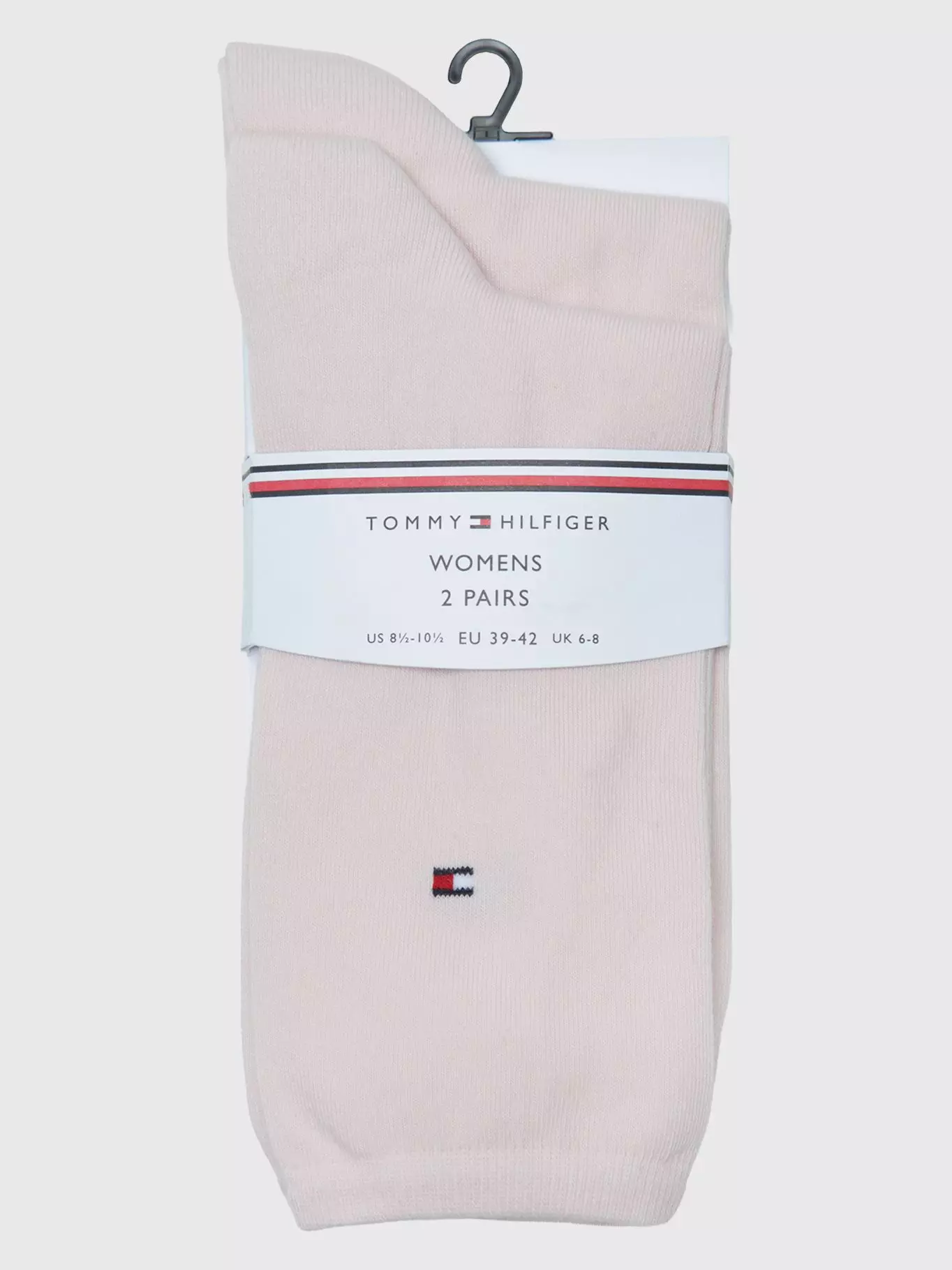 Pack De 2 Calcetines Con Logo Rosado Tommy Hilfiger-2