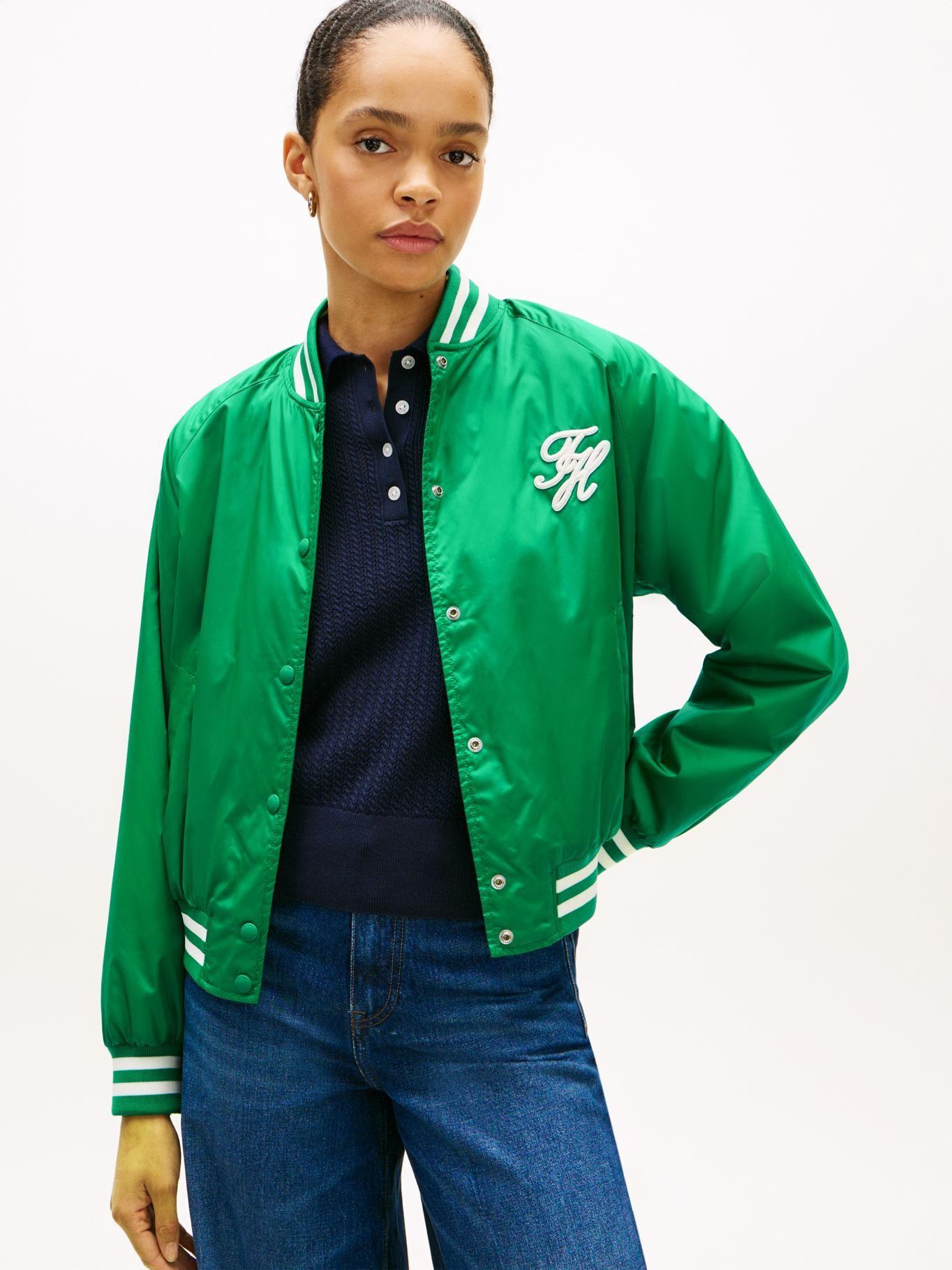 Chaqueta Bomber Con Logo-0