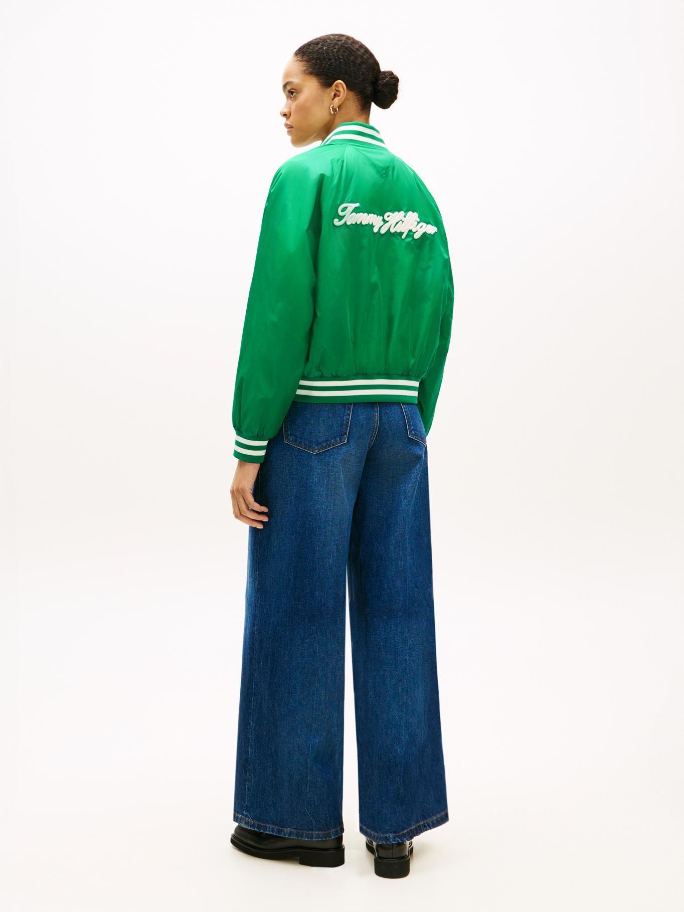 Chaqueta Bomber Con Logo-2