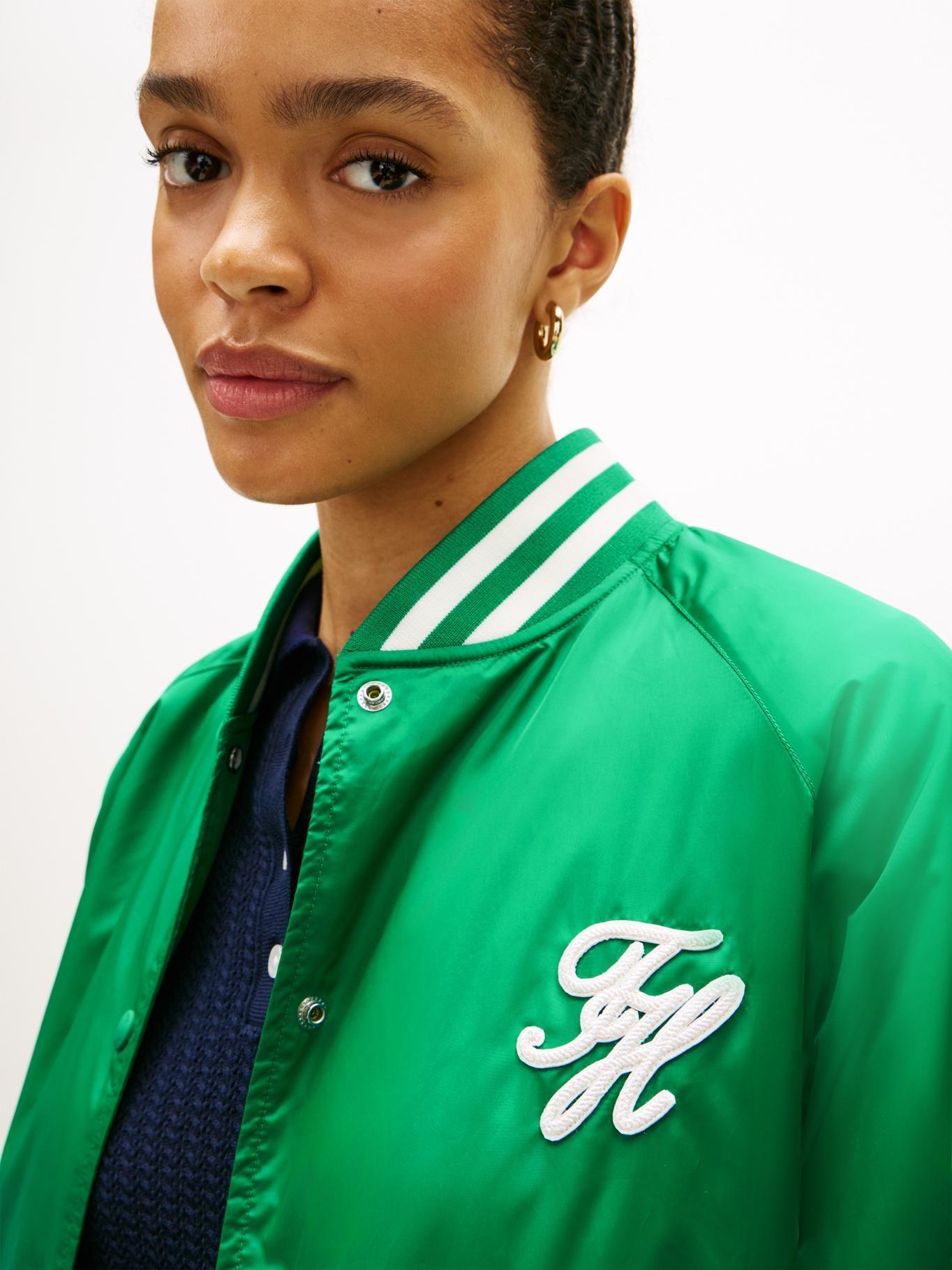 Chaqueta Bomber Con Logo-3