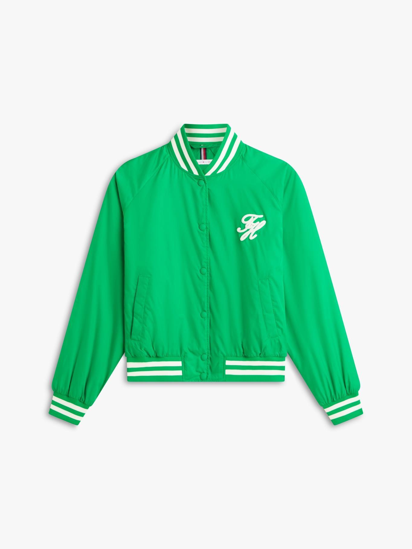 Chaqueta Bomber Con Logo-4