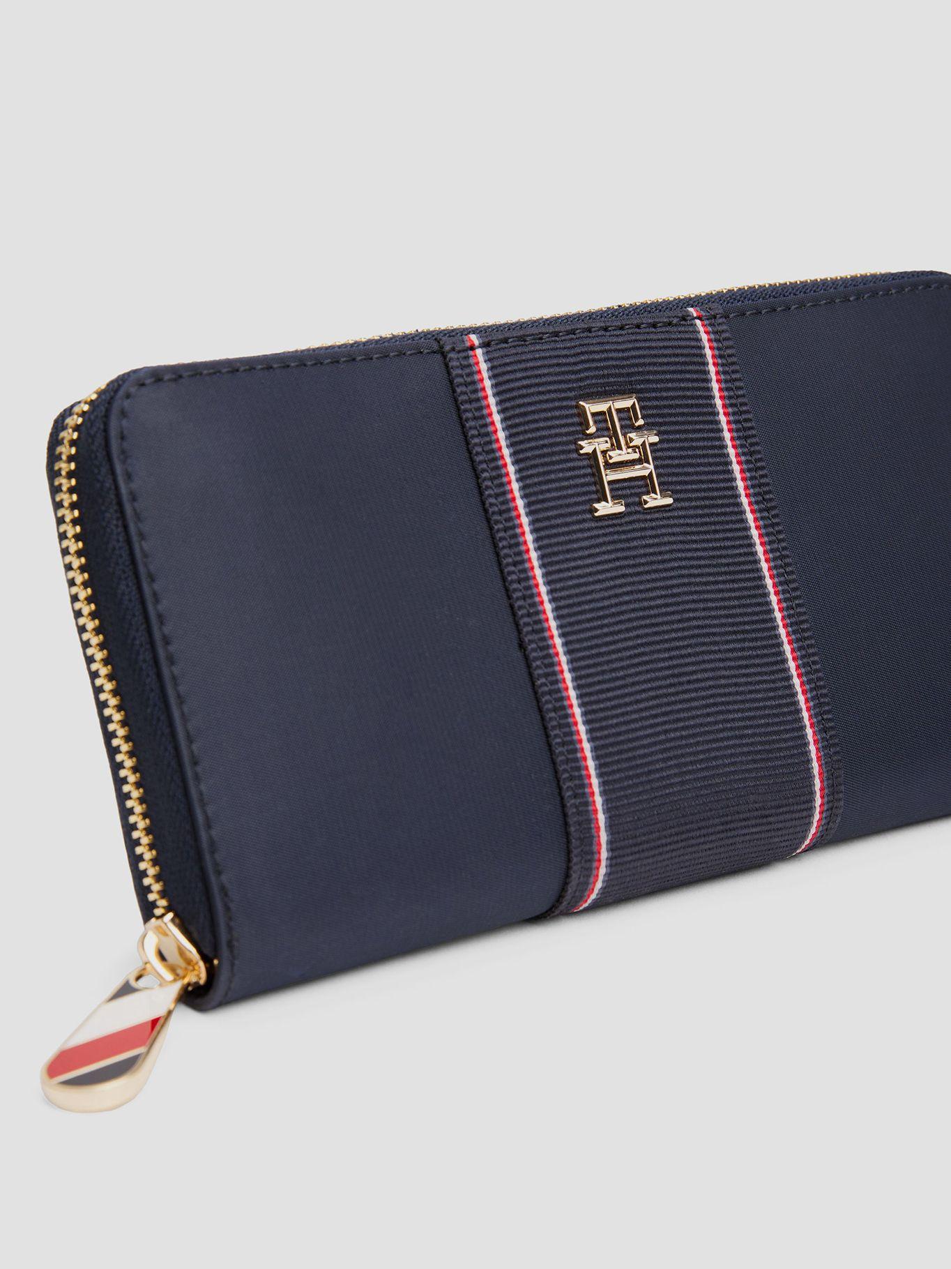 Billetera Corporate Con Cierre Azul Tommy Hilfiger-3