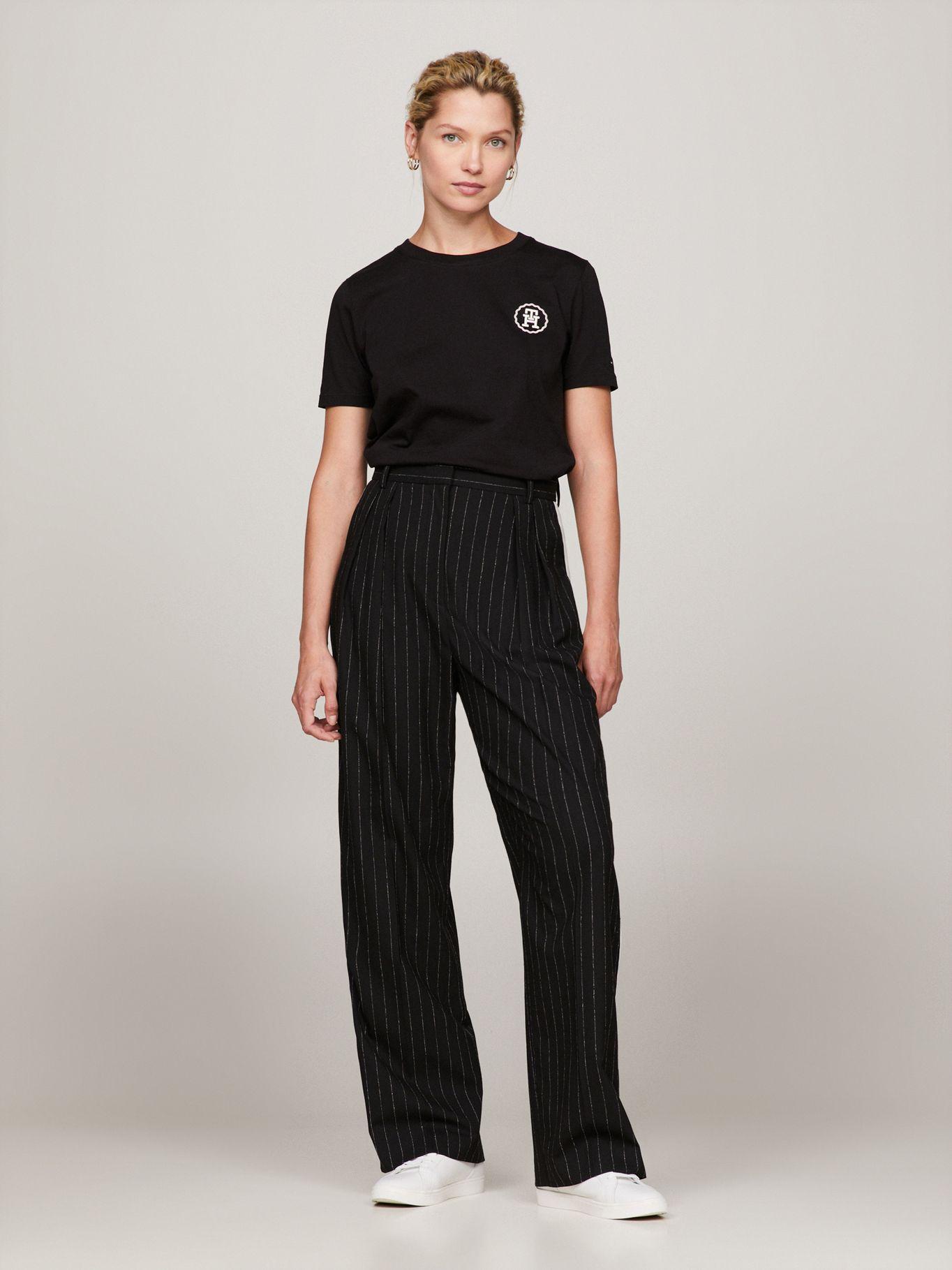 POLERA MODERN TONAL LOGO NEGRO TOMMY HILFIGER-1