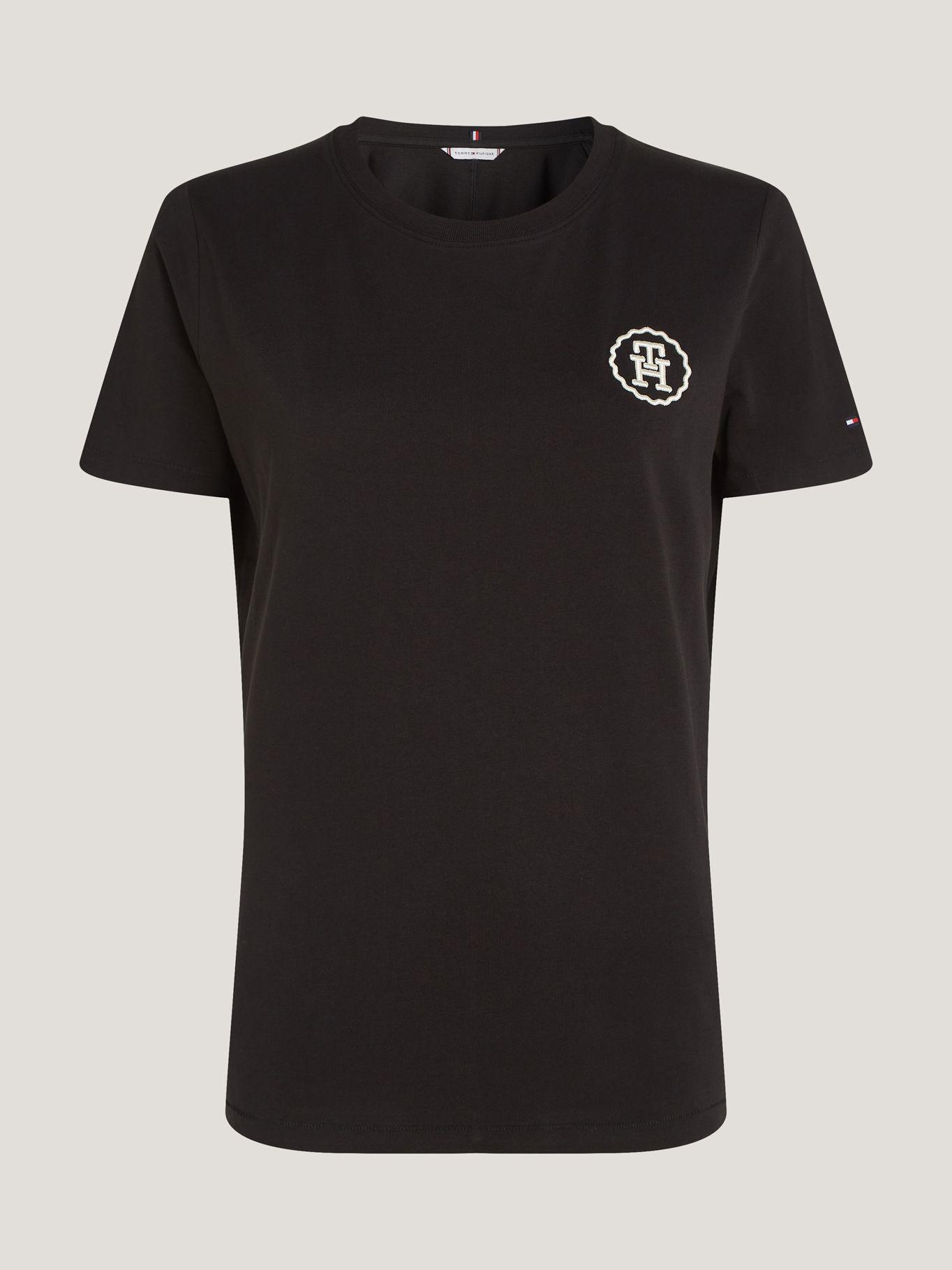 POLERA MODERN TONAL LOGO NEGRO TOMMY HILFIGER-4