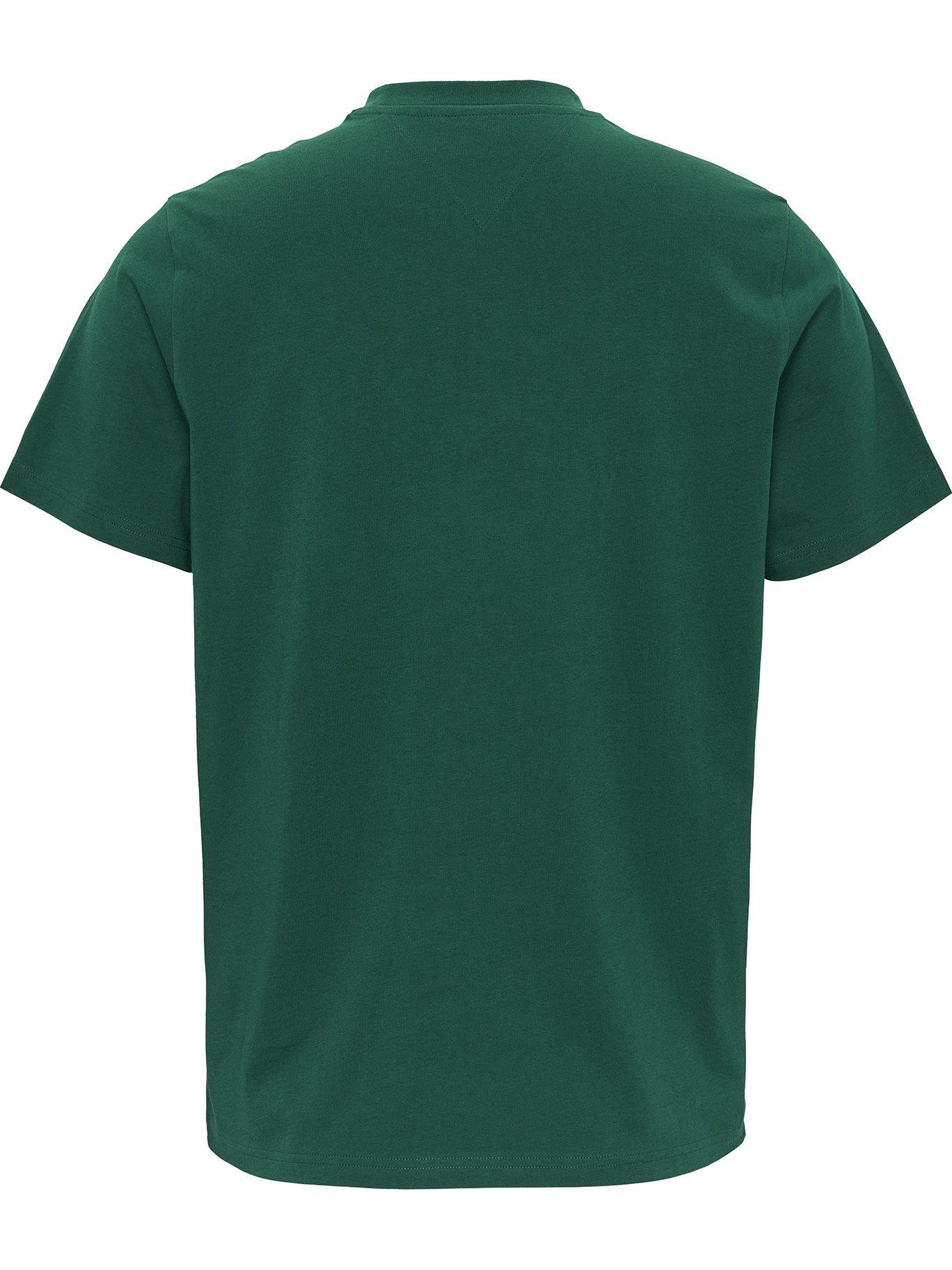 Polera Essential Multi Logo Verde Tommy Jeans-1