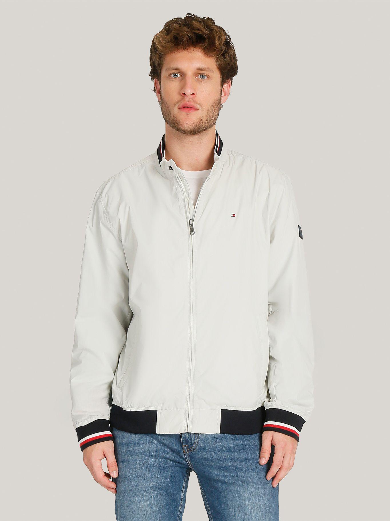 Bomber Light Stripe Blanco Tommy Hilfiger-0