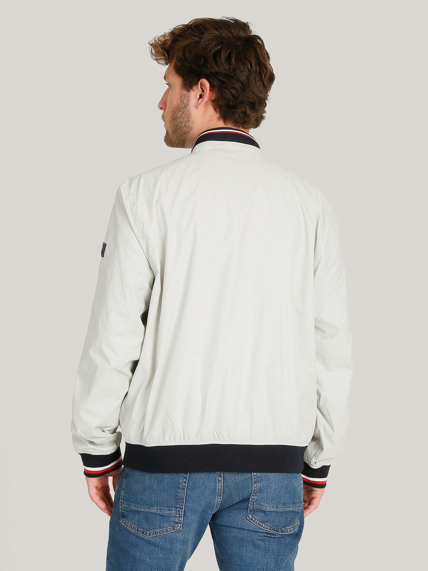 Bomber Light Stripe Blanco Tommy Hilfiger-3