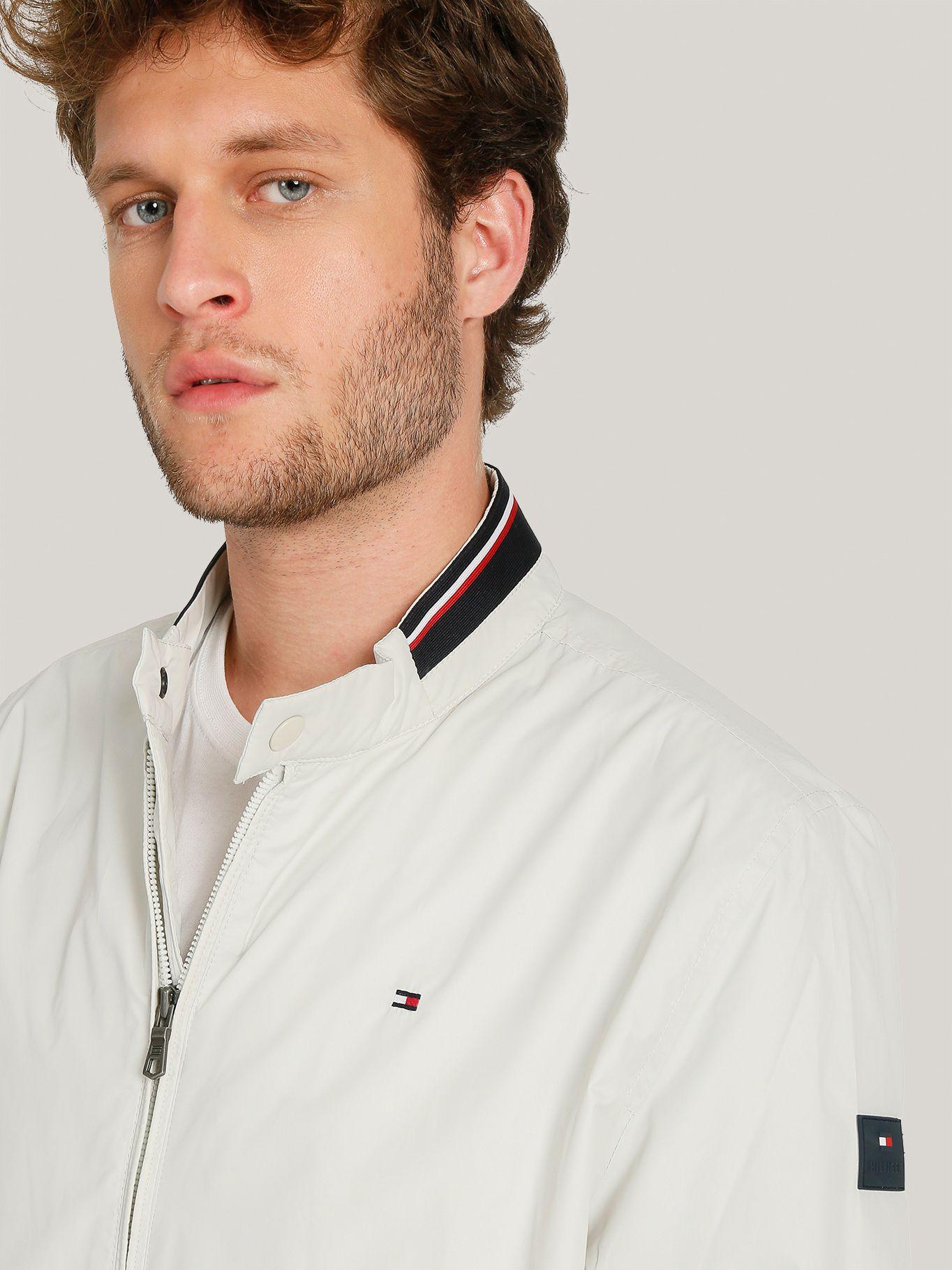 Bomber Light Stripe Blanco Tommy Hilfiger-4