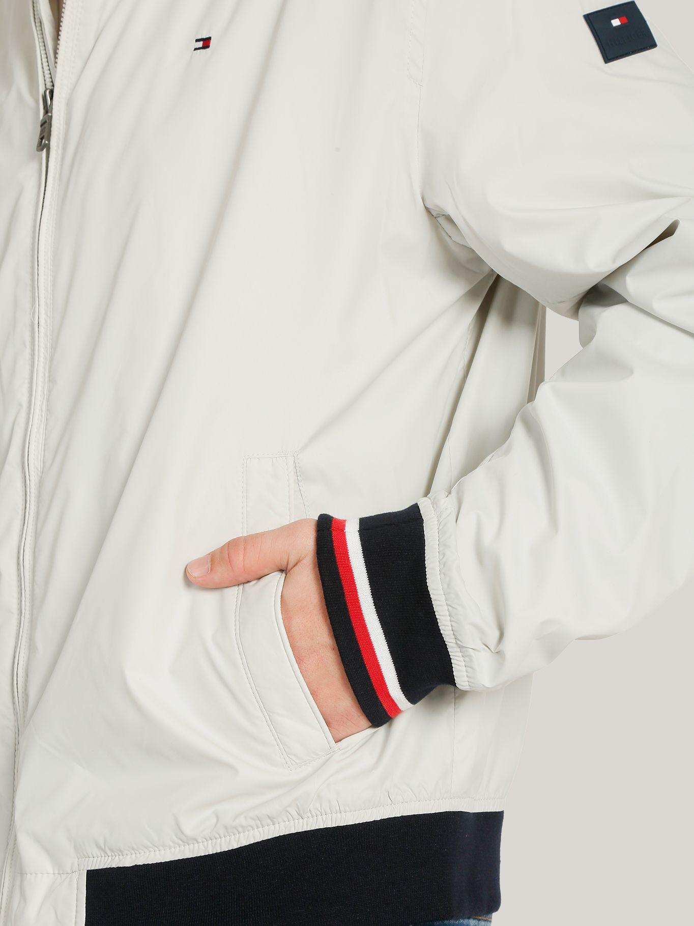 Bomber Light Stripe Blanco Tommy Hilfiger-5