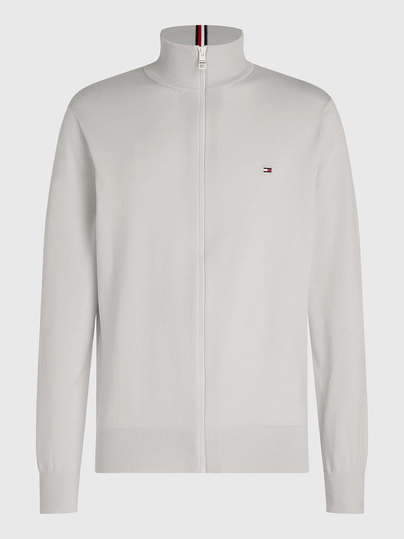 Cárdigan Essential 1985 Con Cierre Gris Tommy Hilfiger-4