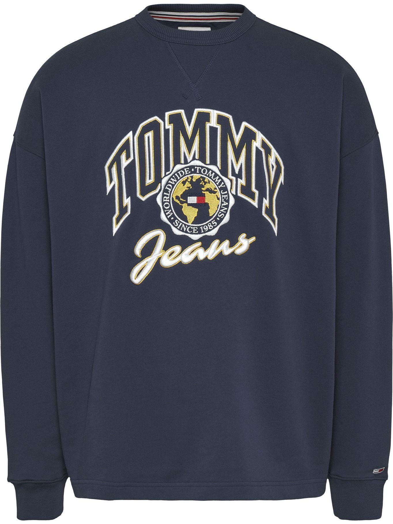 Polerón Hoodie Varsity Logo Azul Tommy Jeans MY2-0