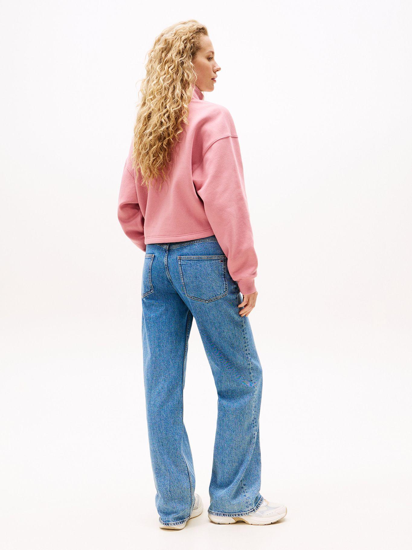 Polerón Relaxed Cropped  Rosado TI0 Tommy Jeans-2