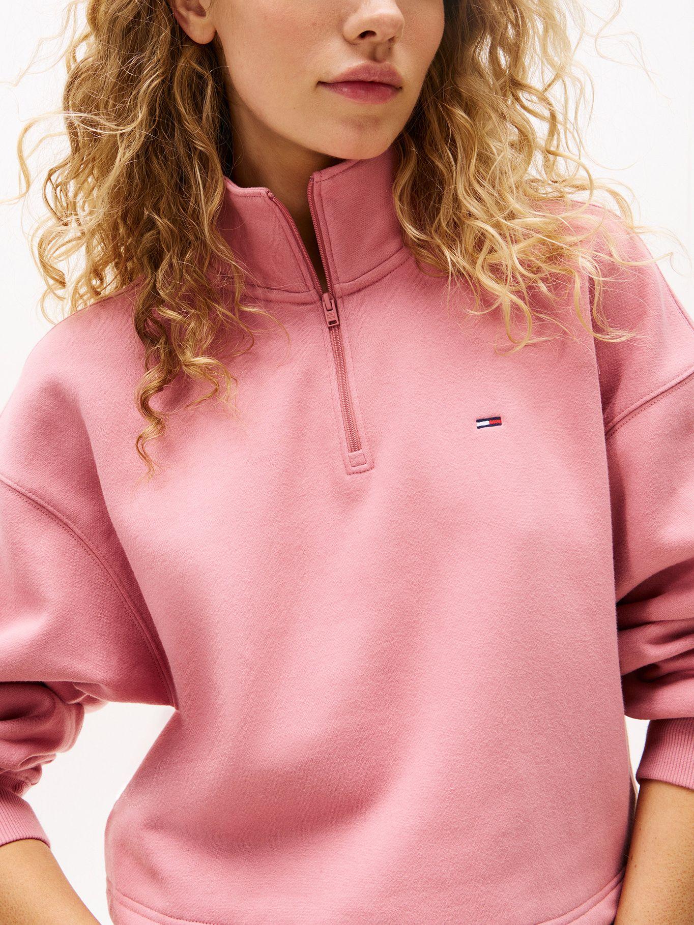 Polerón Relaxed Cropped  Rosado TI0 Tommy Jeans-3