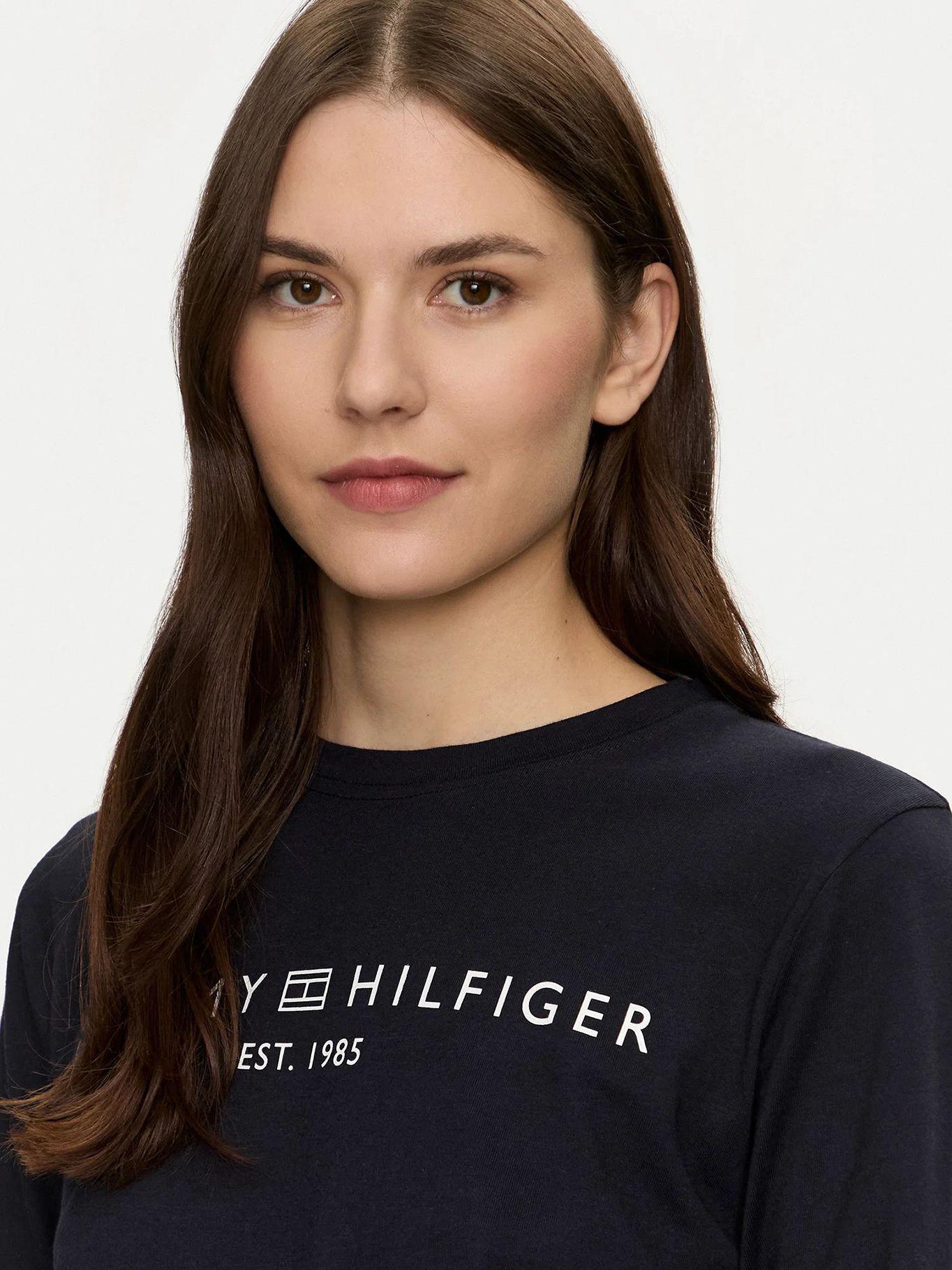 Polera Con Logo Corporate Solid Azul Tommy Hilfiger-3