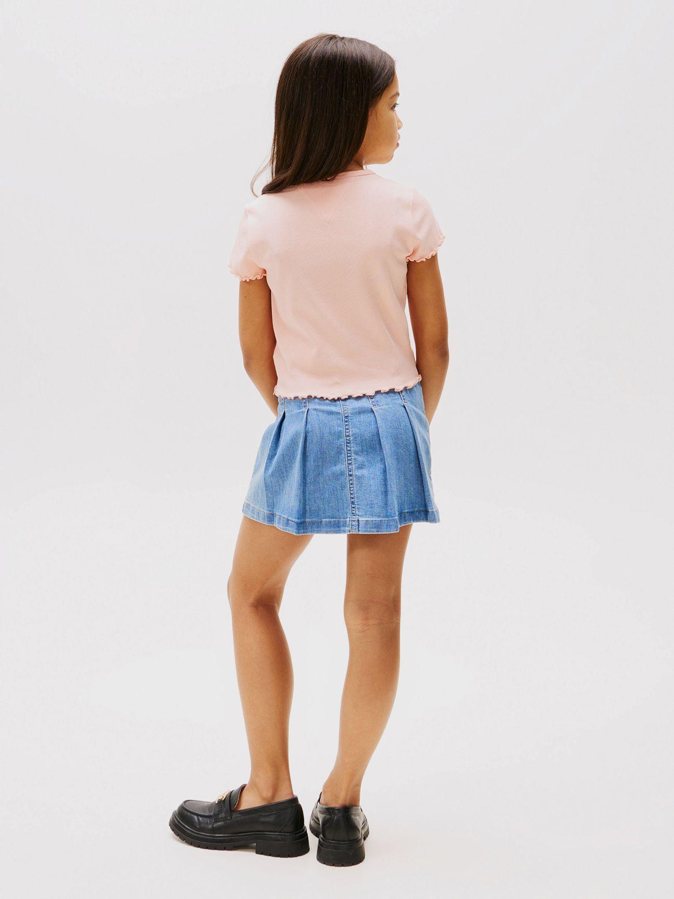 Polera Con Ribetes Fruncidos Rosado Tommy Hilfiger-2